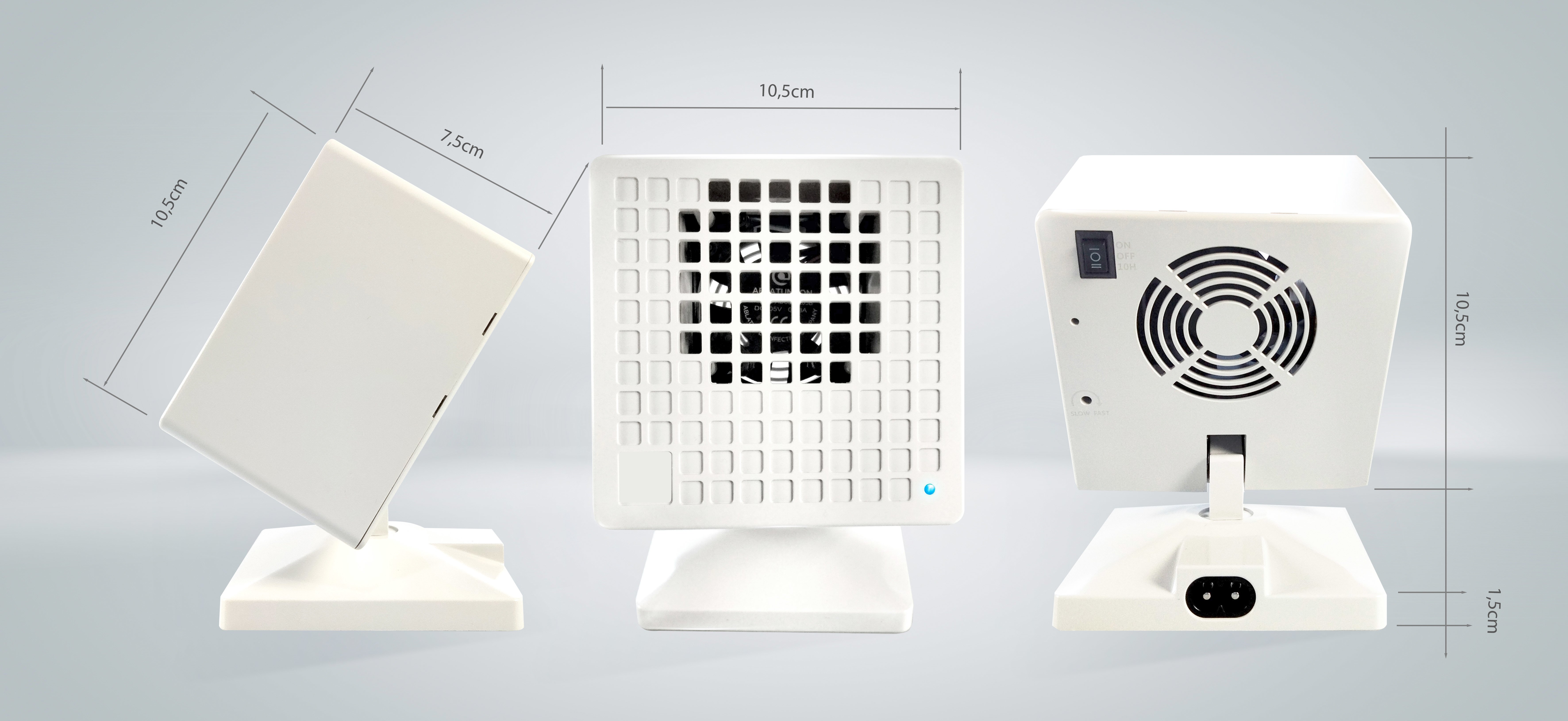 Purificador de Aire por Iones Color Blanco 5