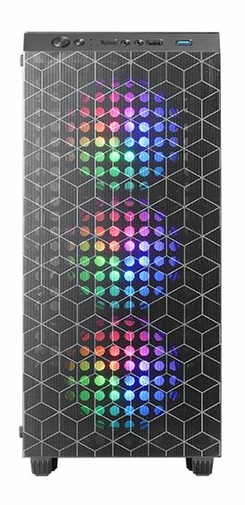 MARS GAMING MCMAG — Caja ATX semitorre gaming con cristal templado y RGB