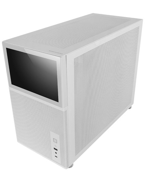 MARS GAMING MC-LCD — Caja MicroATX con pantalla IPS 8" e cristal templado