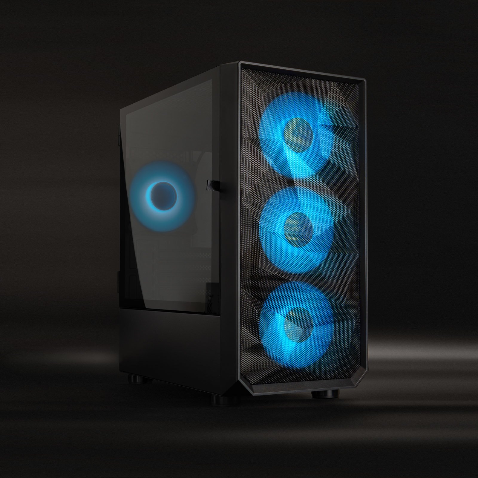 TOOQ TQGCC901-B — Caja Gaming Micro ATX con panel lateral abatible — vista detalle 1