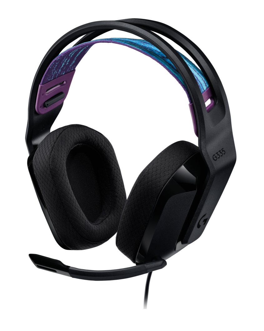 Headset Gaming G335 Wired Color Negro P/N: 981-000978 — vista detalle 1