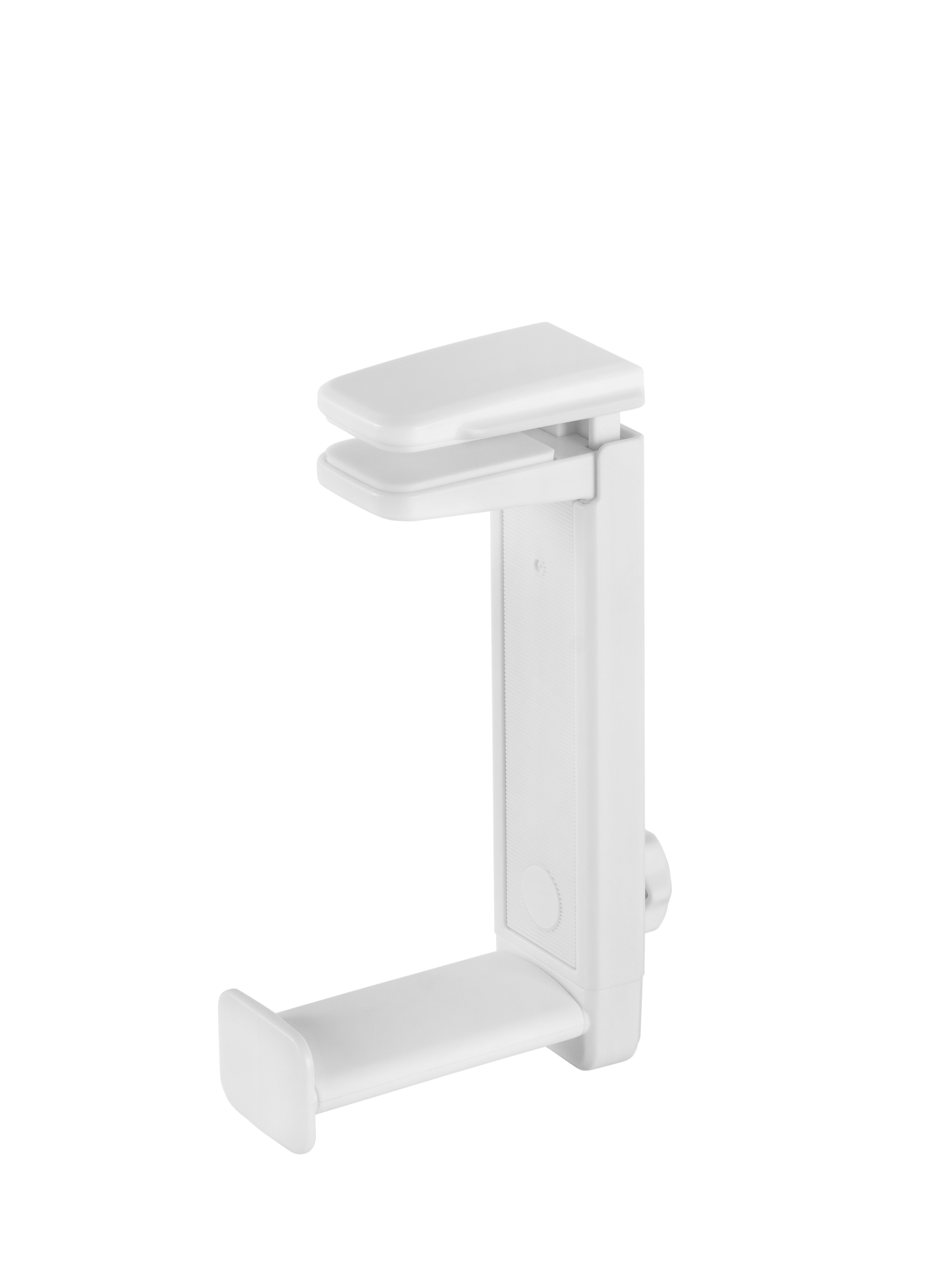 Soporte de Auriculares MHH2 White Instalacion por Debajo o Encima de la Mesa Rotacion 360º 2