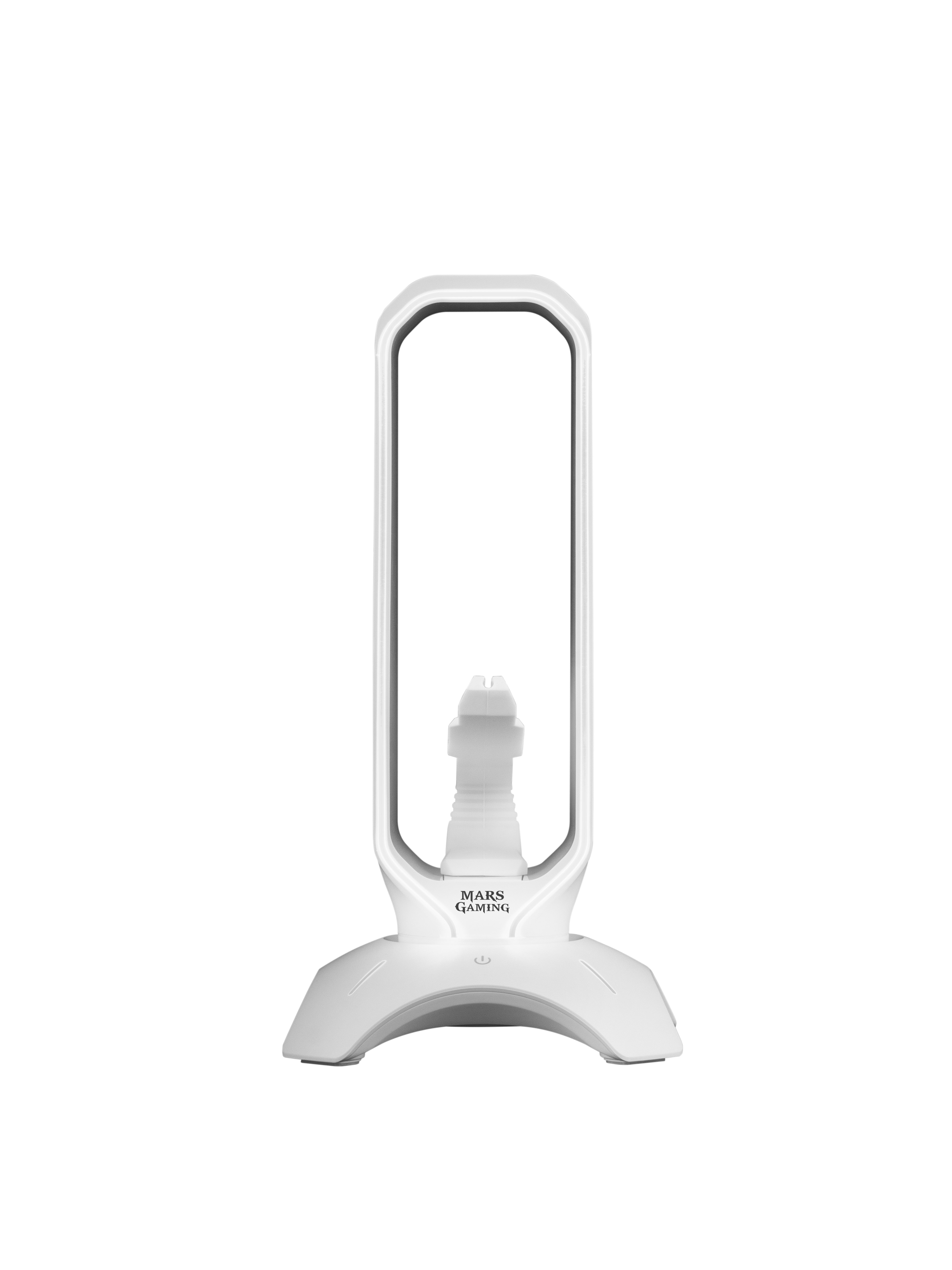 Soporte Mhhpro White para Auriculares con HUB USB 3.0 2P y Bungee PRA Mouse con Iluminacion RGB 3