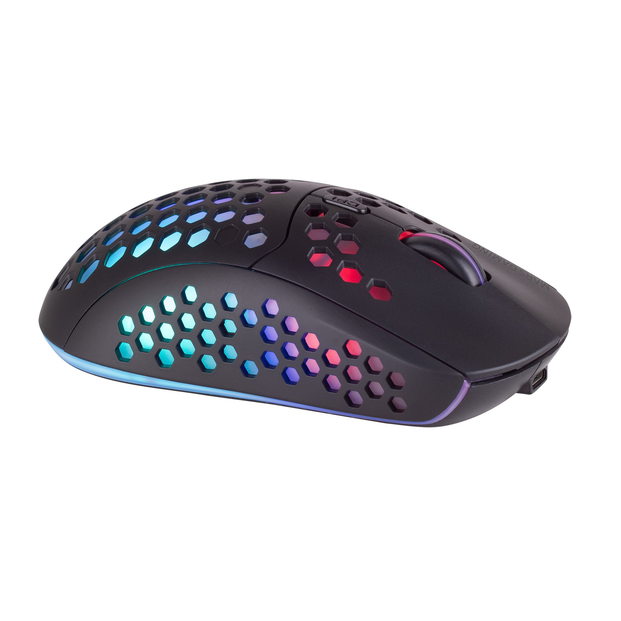 MARS GAMING MMW3 — Inalámbrico RGB recargable, 3200 DPI — vista detalle 1