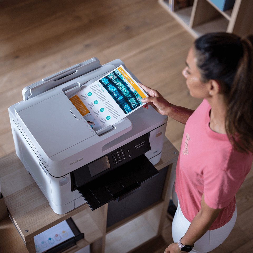 Multifuncion Inkjet MFC-J5740DW 28/28PPM A4/A3 Duplex WIFI ADF Doble Bandeja Color Blanco 2