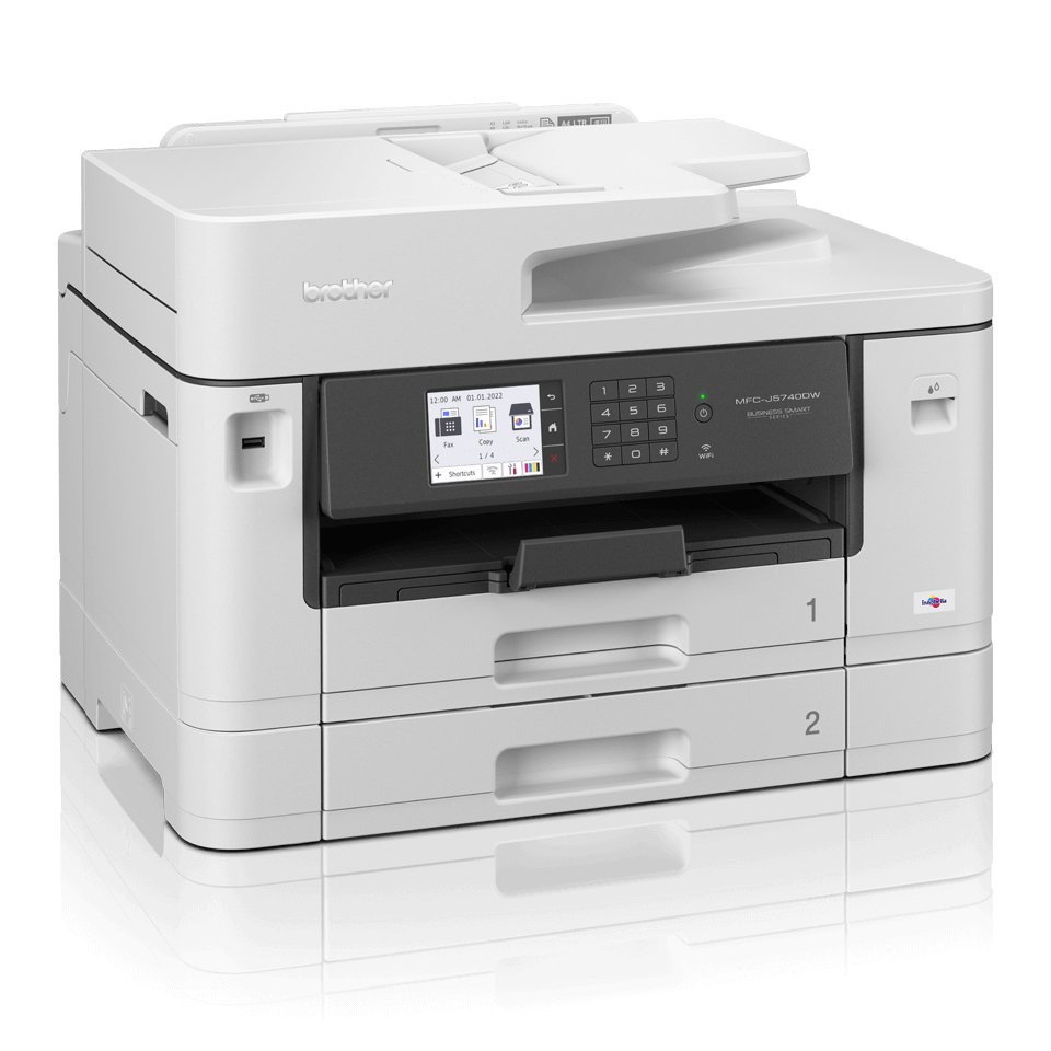 Multifuncion Inkjet MFC-J5740DW 28/28PPM A4/A3 Duplex WIFI ADF Doble Bandeja Color Blanco 5