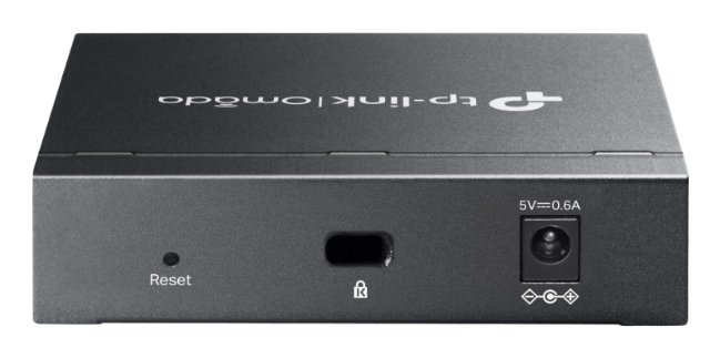 TP-LINK ES205G — Switch gestionable 5 puertos Gigabit con VLAN y QoS — vista detalle 1