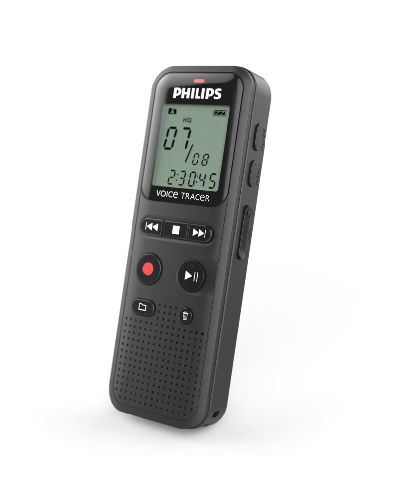 Grabadora de VOZ DVT1160 Voice Tracer 8kHz 8GB Color Negro