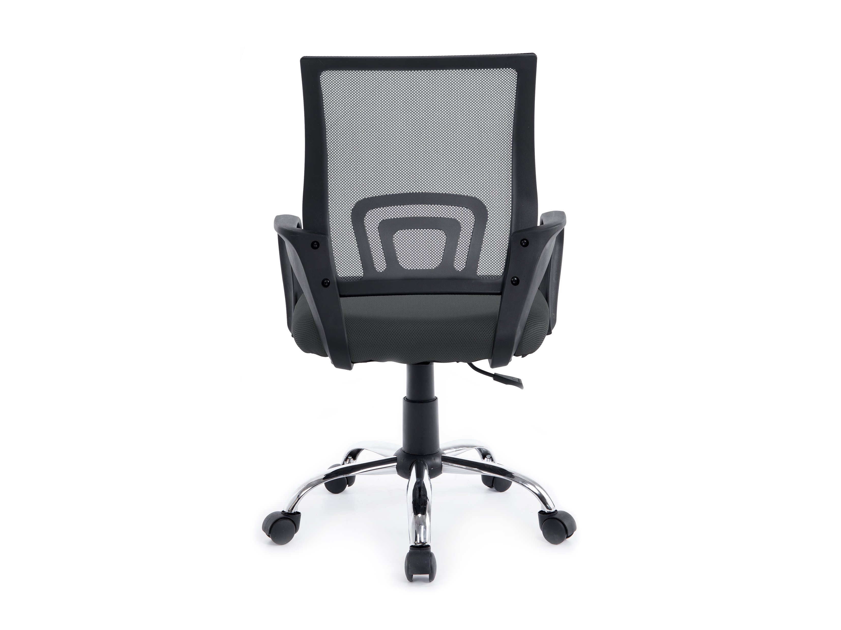 Silla de Oficina de Malla Color Gris Oscuro Recubrimiento PU de Alta Calidad Diseño Ergonomico — vista detalle 2