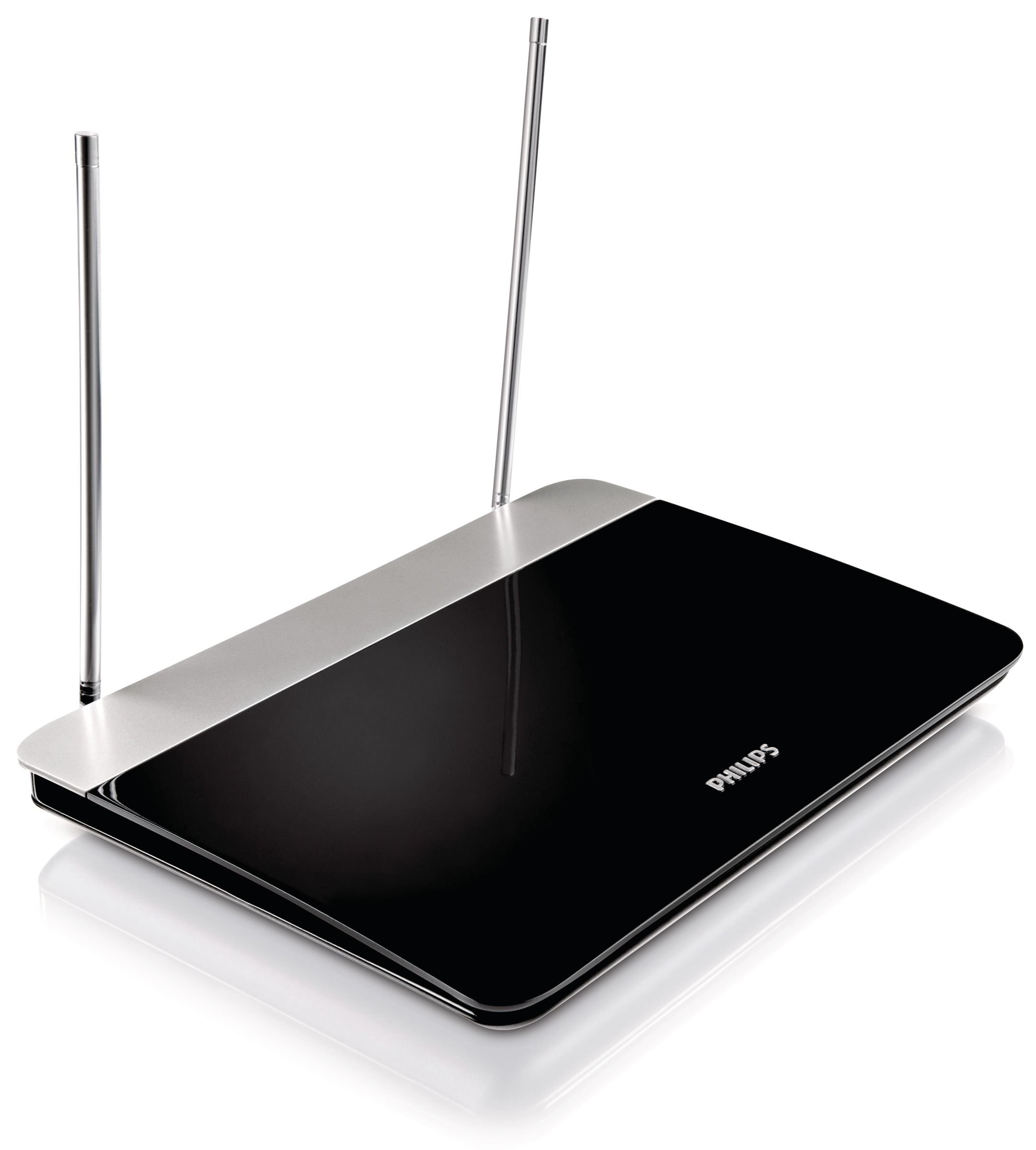 Antena TDT Interior Philips HDTV / UHF / VHF Ultraplana F...