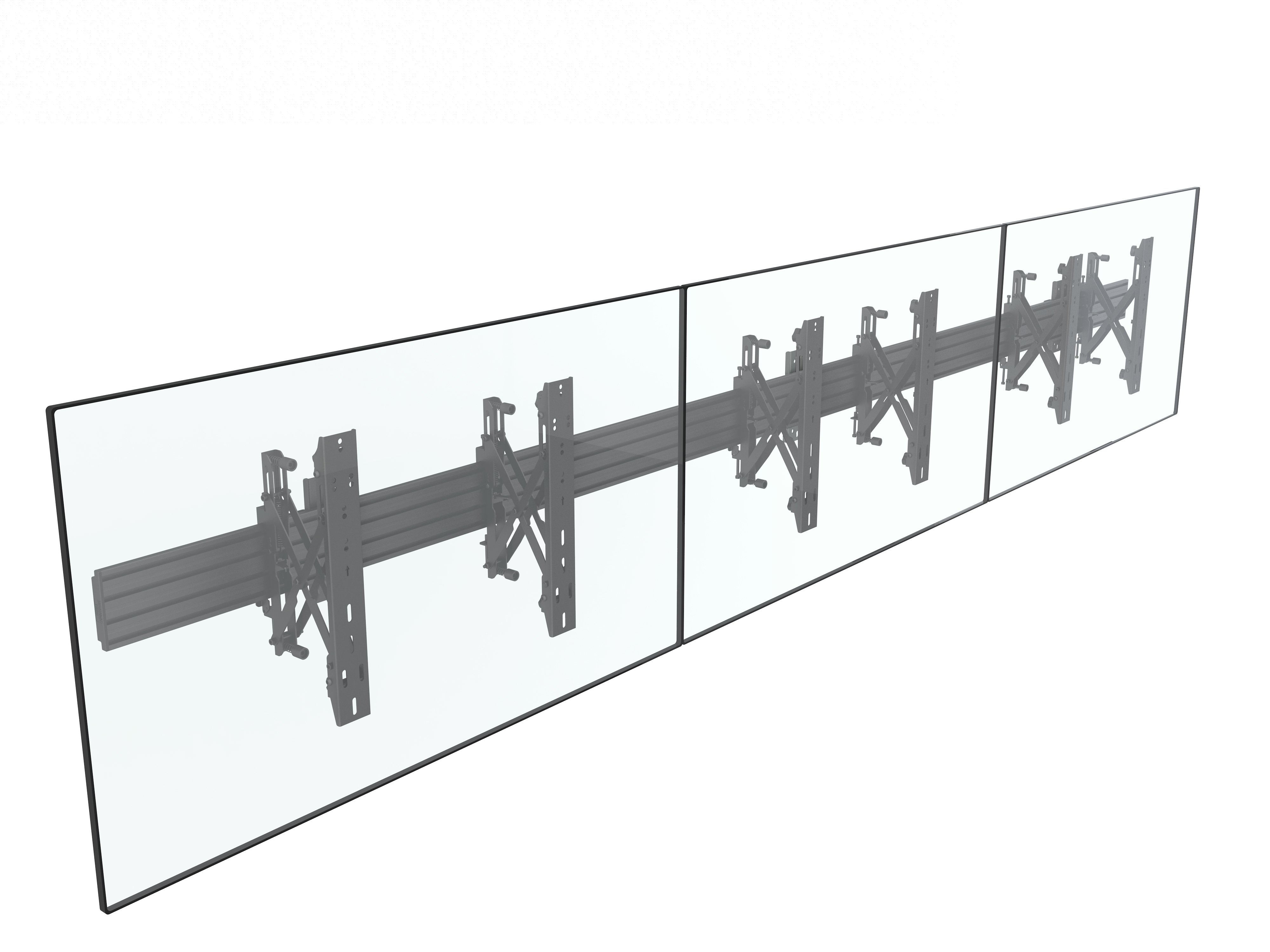 Soporte de Pared Orientable para Pantalla de 32"-65" Modular PUSH-IN POP-OUT VESA Max 600X400 PESO MAX. 30KG — vista detalle 2