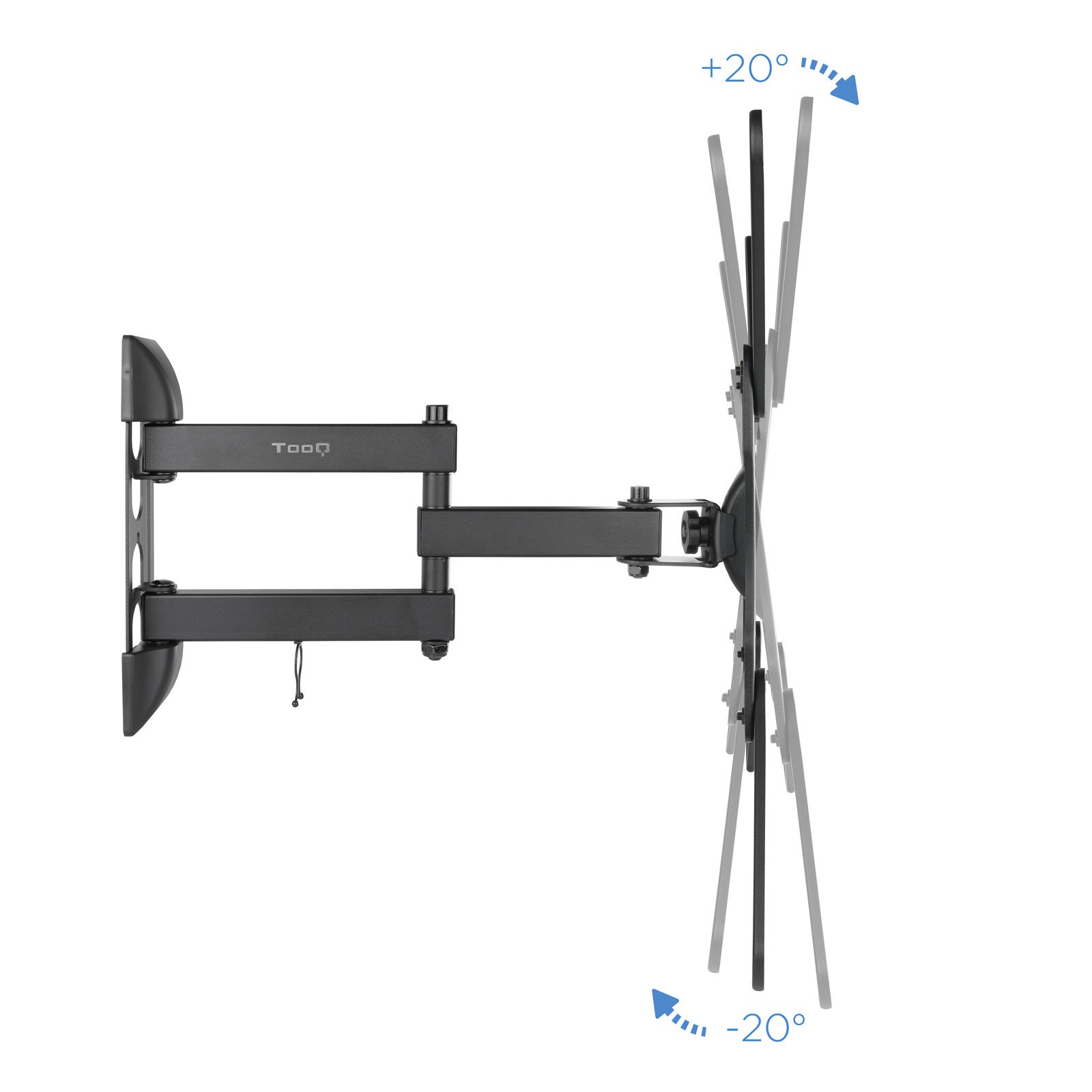 Soporte de Pared Orientable LP6055TN-B para Pantalla 23-55" MAX. 30KG VESA MAX. 400X400 INCLINACION/GIRO Negro — vista detalle 2