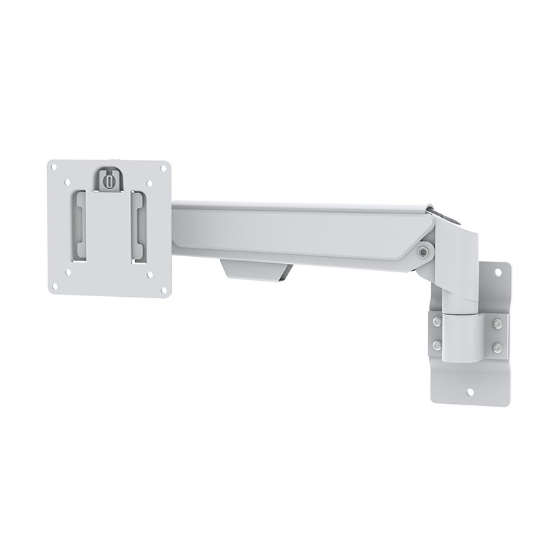 Soporte de Pared Orientable para Pantalla de 10" a 32" con Brazo Articulado y Resorte de GAS MAX. VESA 100x100 hasta 9KG Color Blanco — vista detalle 1