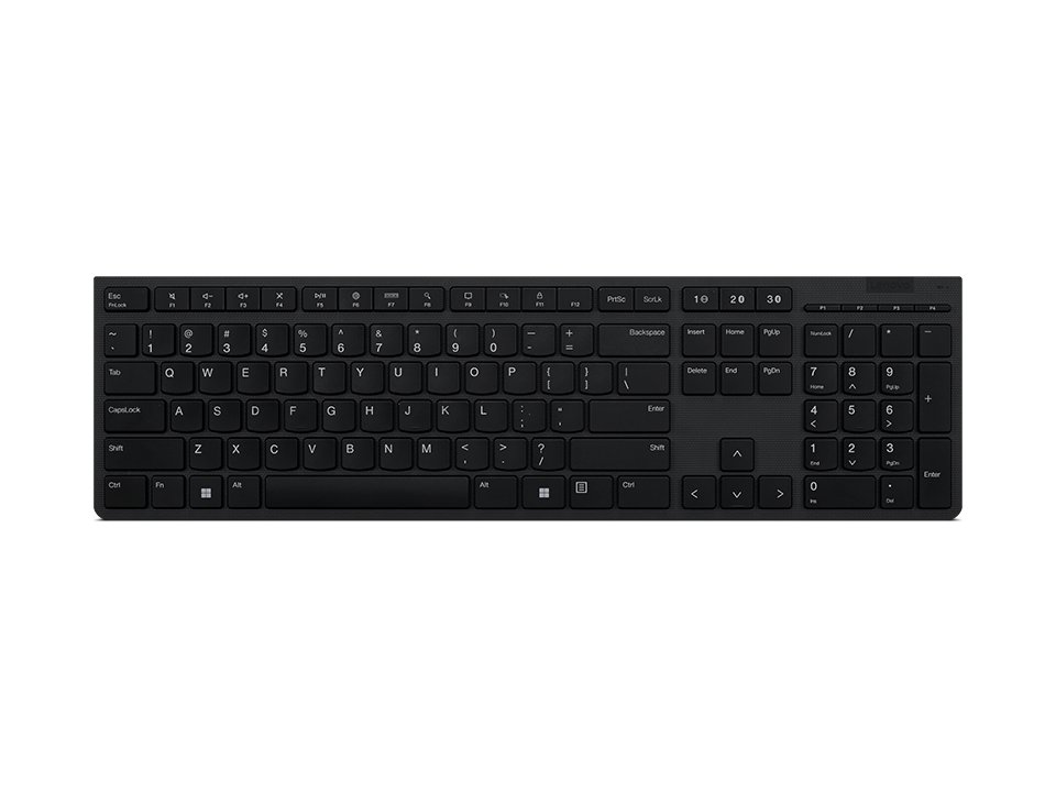 Lenovo Wireless — Teclado recargable dual conexión 2.4G/Bluetooth