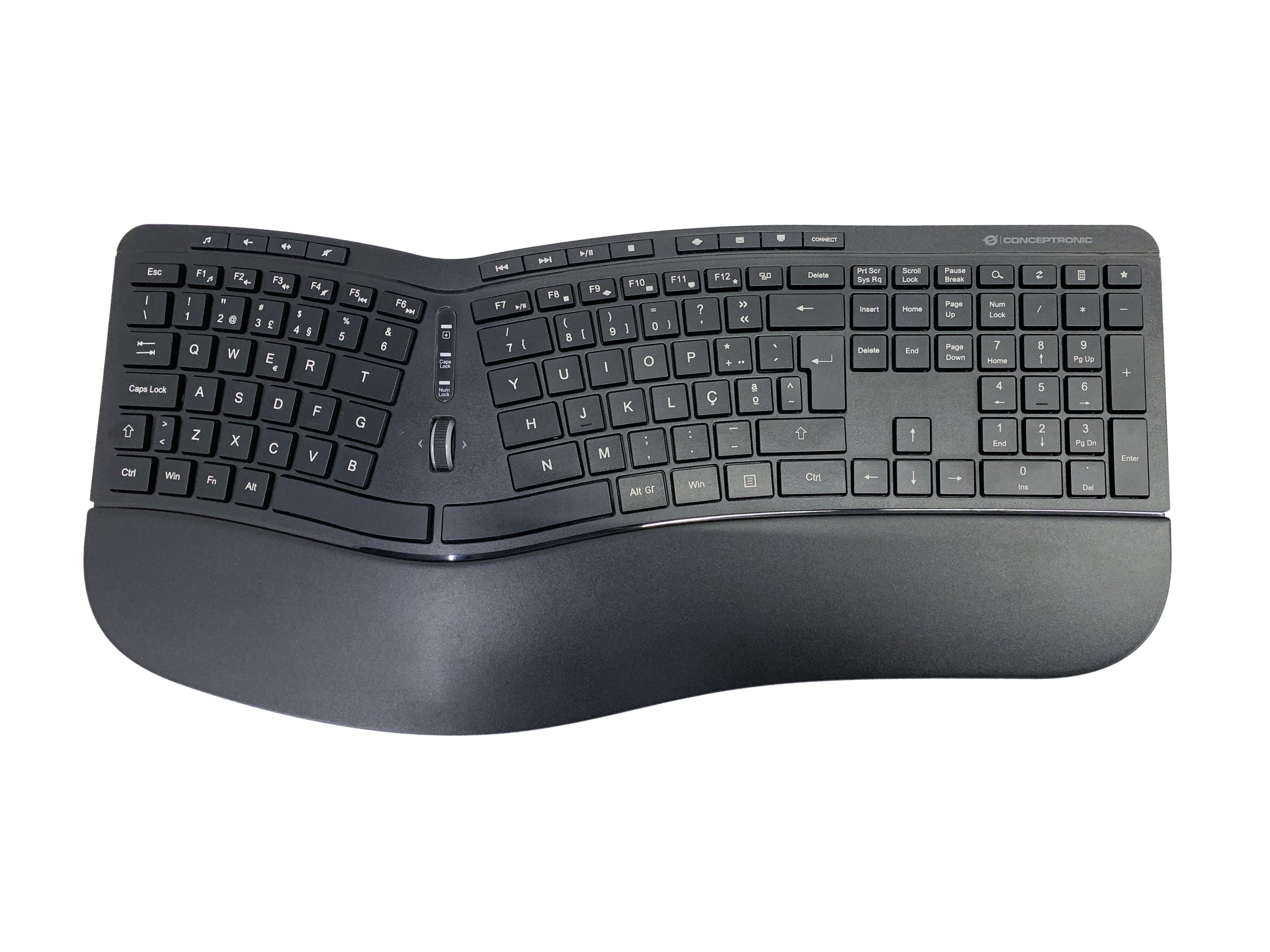CONCEPTRONIC ORAZIO02 — Teclado y mouse inalámbrico ergonómico — vista detalle 1