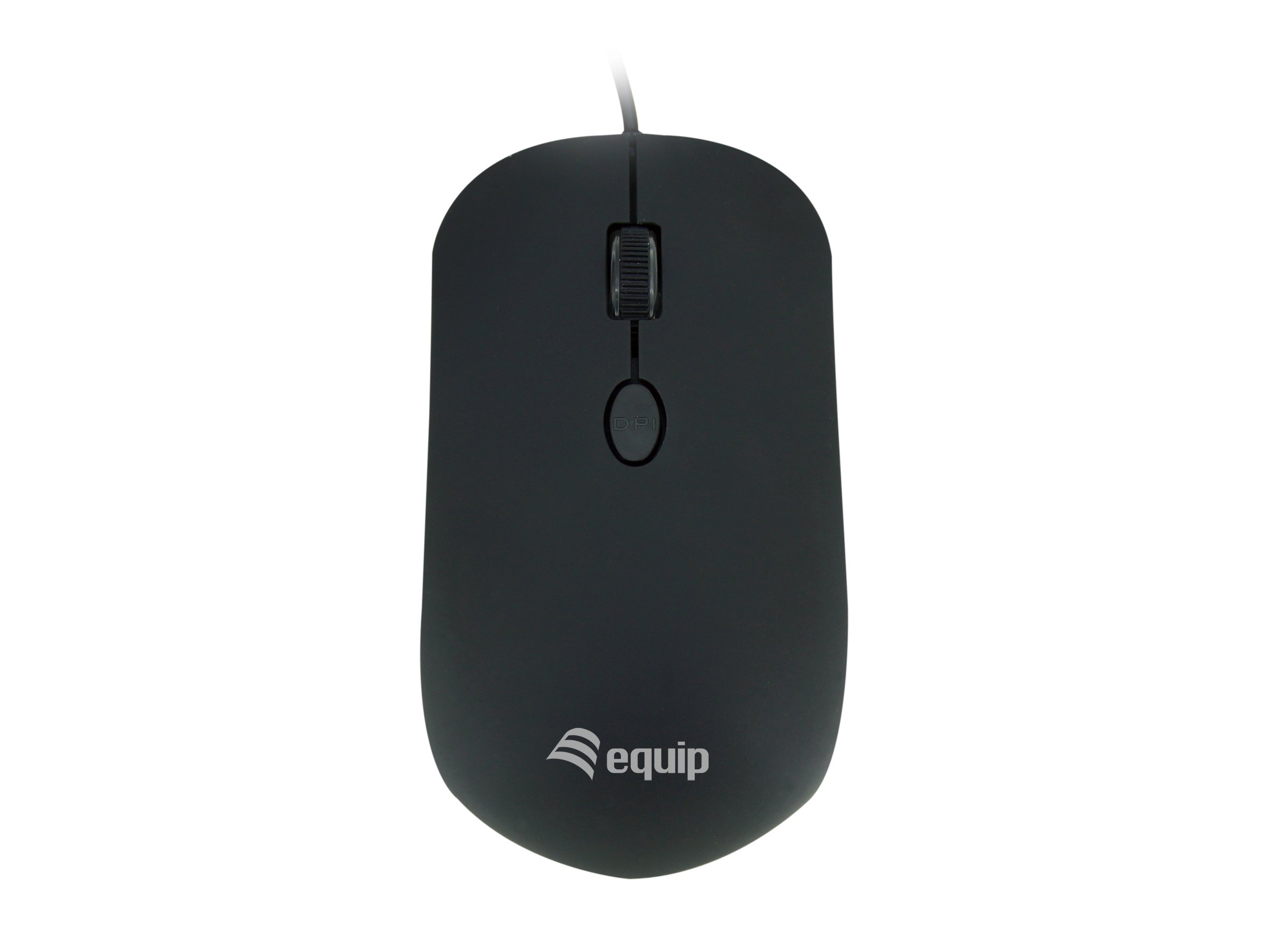 EQUIP Life Comfort — Ratón óptico USB, 1600 DPI ajustable