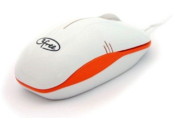 Mouse MCM101/WO Diseño Blanco Naranja 2
