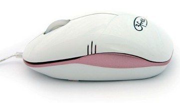 Mouse MCM101/WP Diseño Blanco Rosa 2