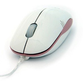 Mouse MCM101/WP Diseño Blanco Rosa 3