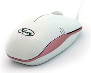 Mouse MCM101/WP Diseño Blanco Rosa 4