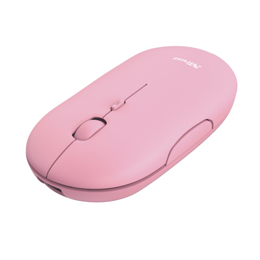 Trust Puck Wireless — Recargable ultrafino con botones silenciosos — vista detalle 1