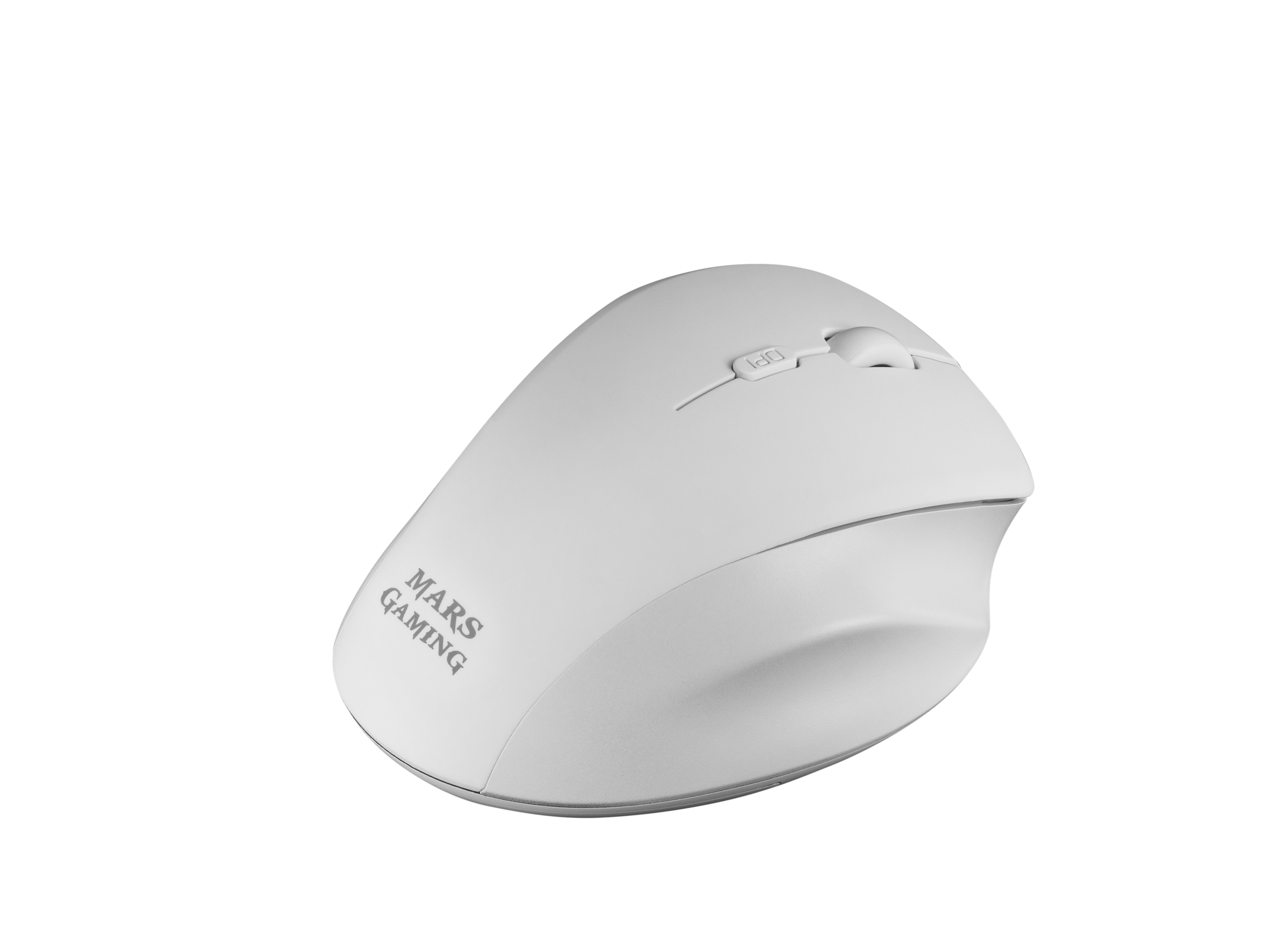 Mouse Wireless ERGO Mmwergo White 3200DPI Switches Mecanicos Kailh Diseño Ergonomico Diestros Receptor NANO 2.4GHz — vista detalle 1