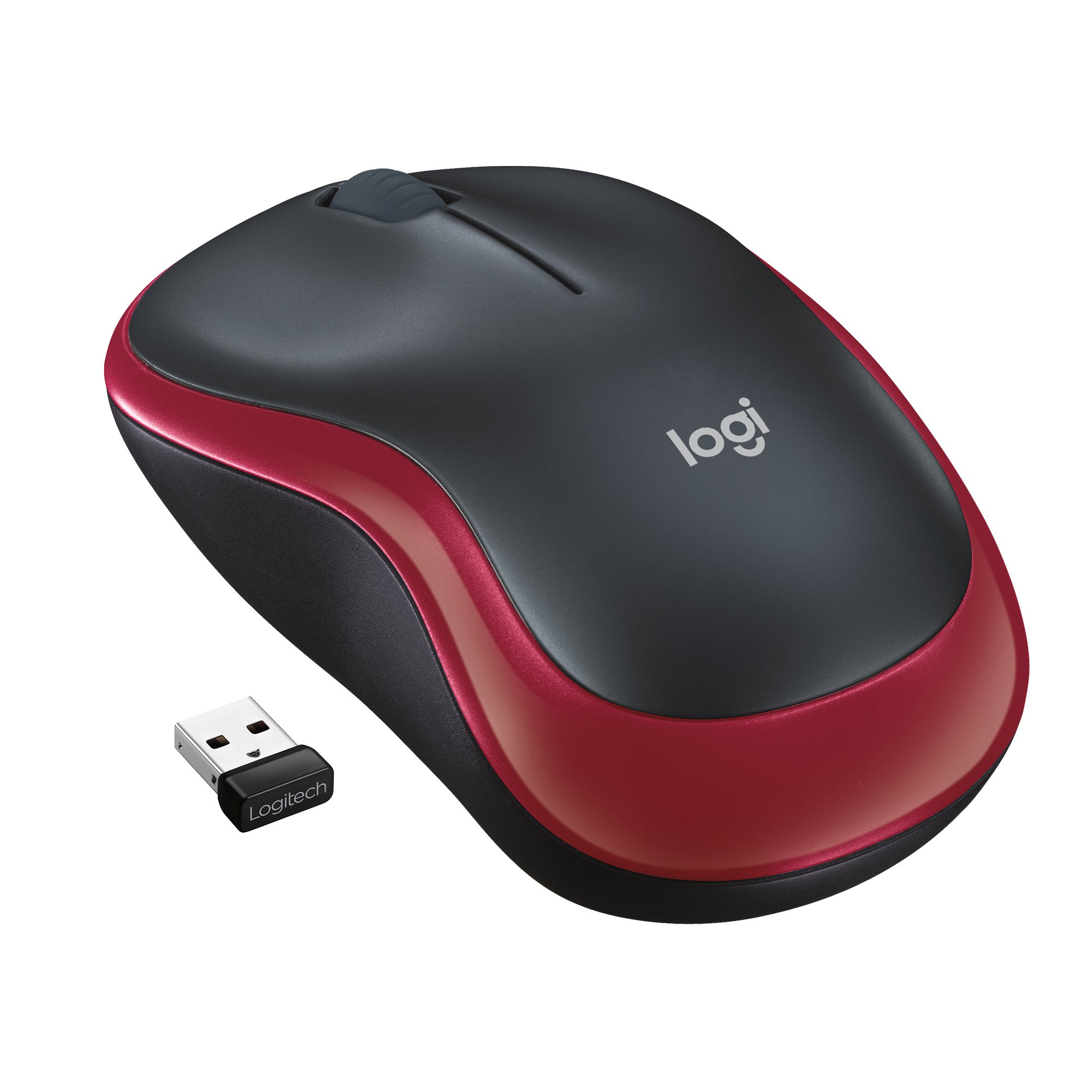 Mouse Wireless M185 RED P/N:910-002237