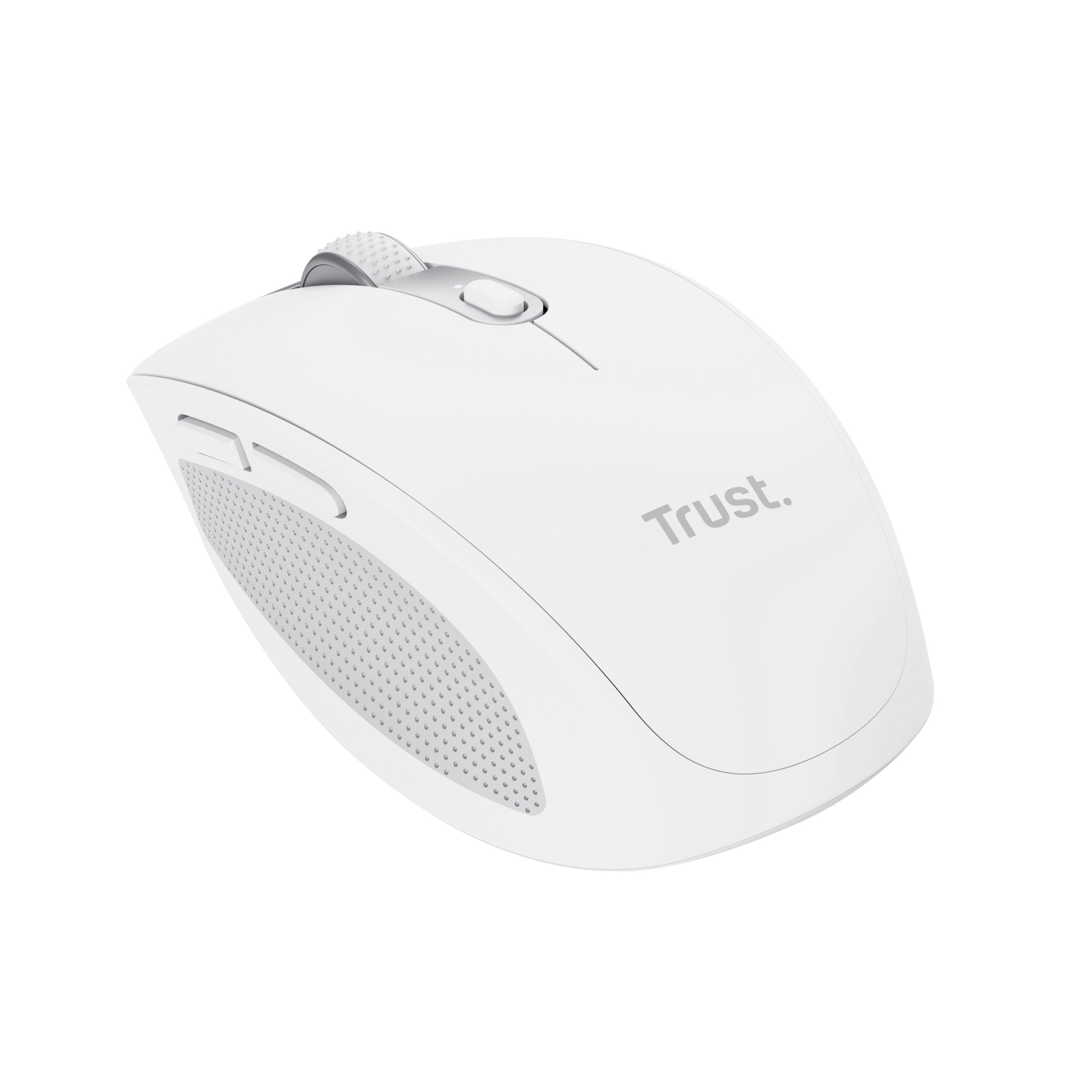 Mouse Wireless y Bluetooth OZAA 24933 Blanco RECARGABLE- Sensor Optico - 6 Botones - 800/1600/3200DPI - Receptor USB-A/USB-C — vista detalle 1