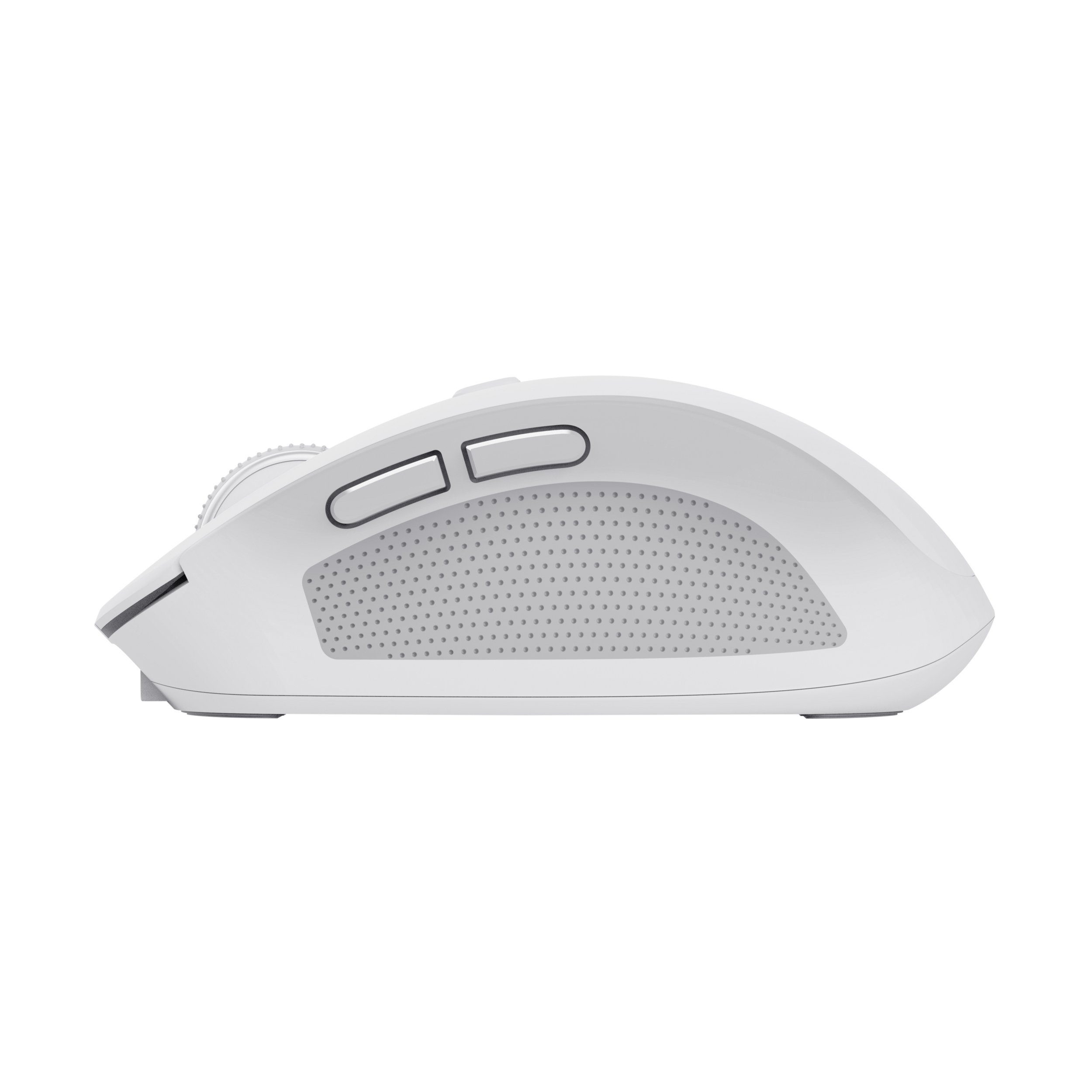 Mouse Wireless y Bluetooth OZAA 24933 Blanco RECARGABLE- Sensor Optico - 6 Botones - 800/1600/3200DPI - Receptor USB-A/USB-C — vista detalle 2
