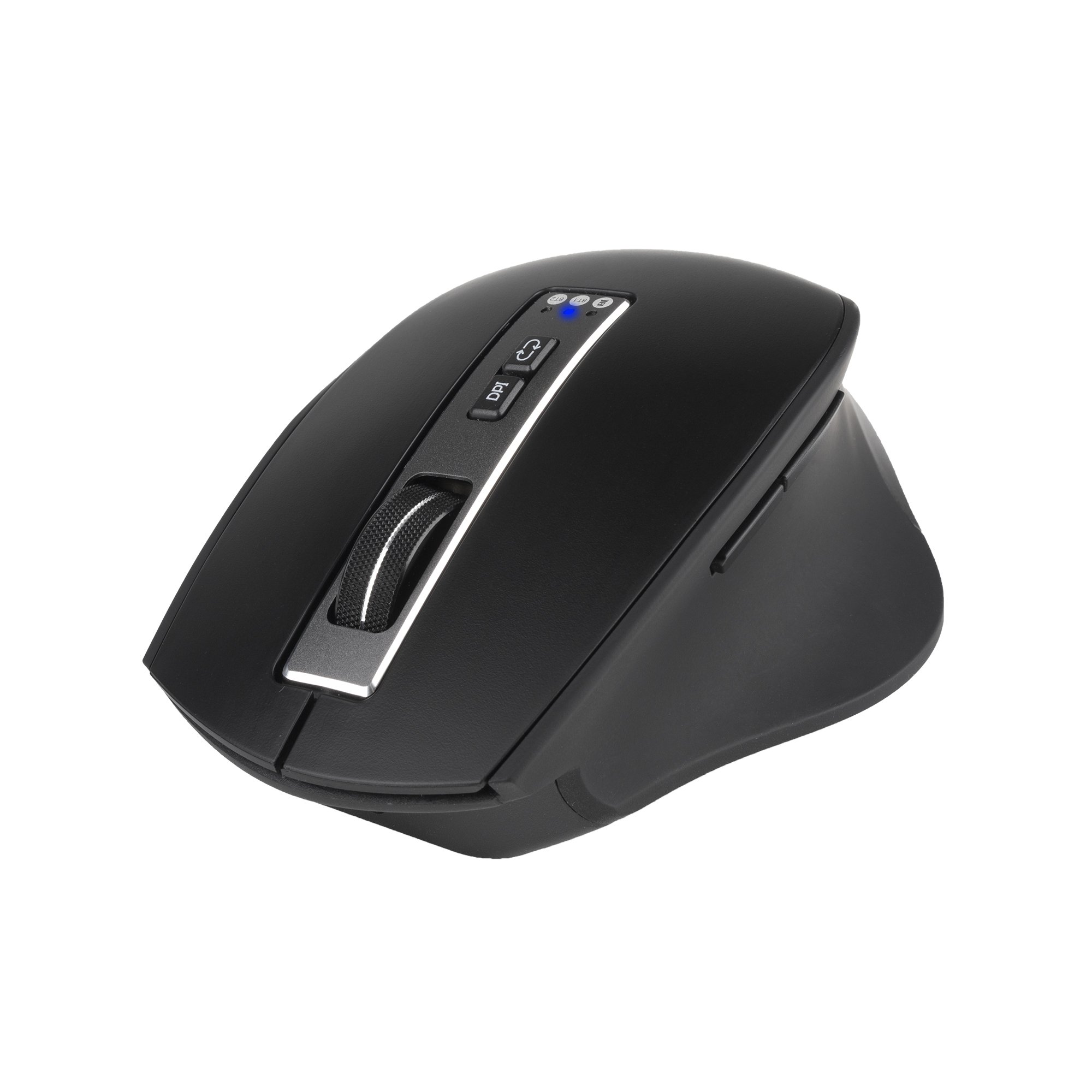 Mouse Inalambrico Multidispositivo Bluetooth Laser Recargable 2.4Ghz (USB-A + USB-C) + BT4.0 + BT4.0 — vista detalle 1