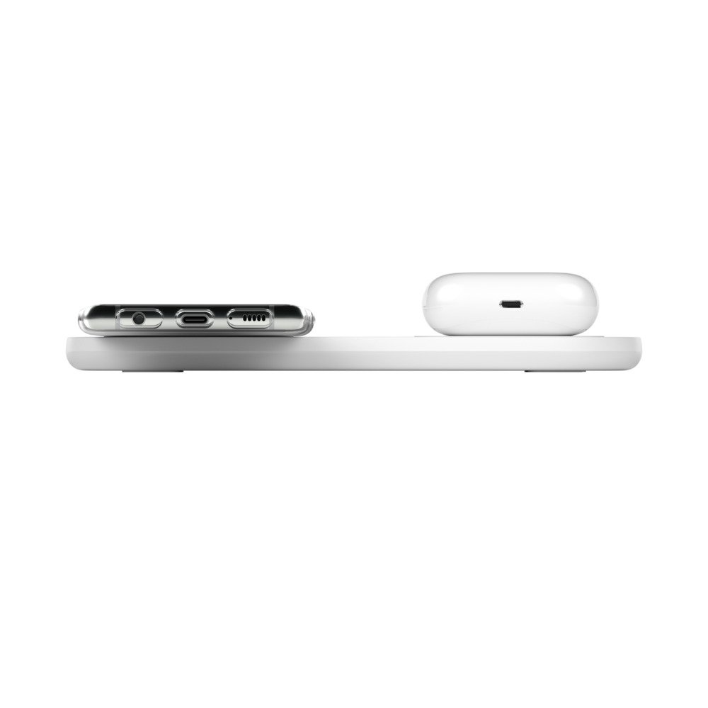 BELKIN WIZ002VFWH — Cargador inalámbrico doble 10W Boost Charge 5