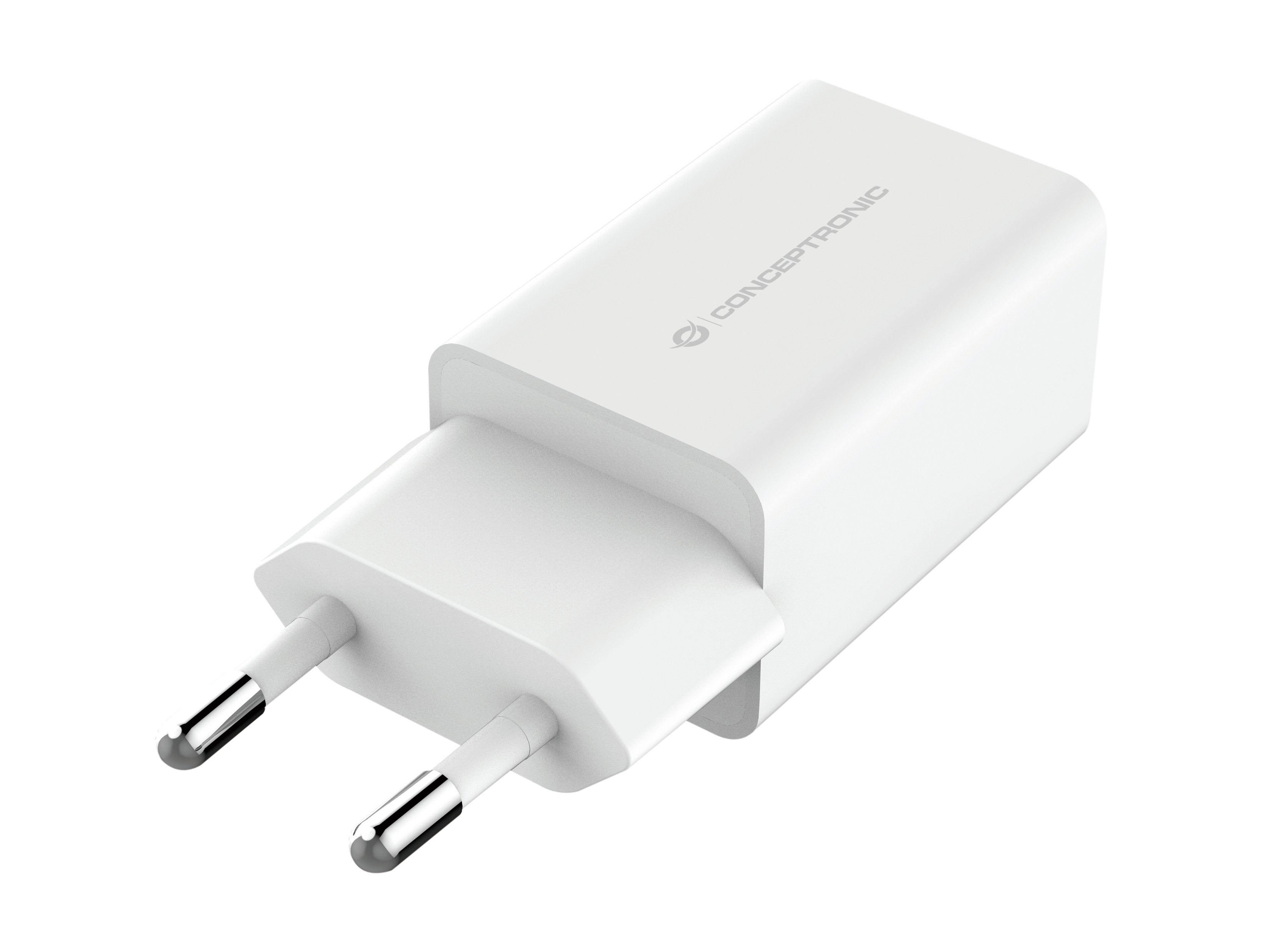 CONCEPTRONIC ALTHEA — Cargador USB 12W Dual 5V Blanco