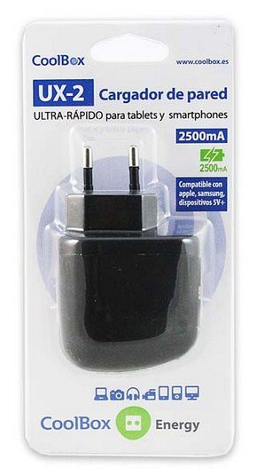 Cargador USB 2xUSB 2500mA — vista detalle 1