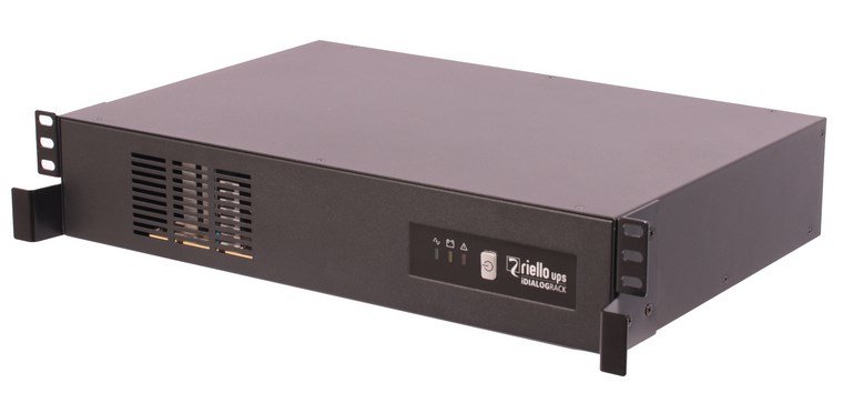 RIELLO i-Dialog Rack 60 — SAI 600VA offline con 5 tomas
