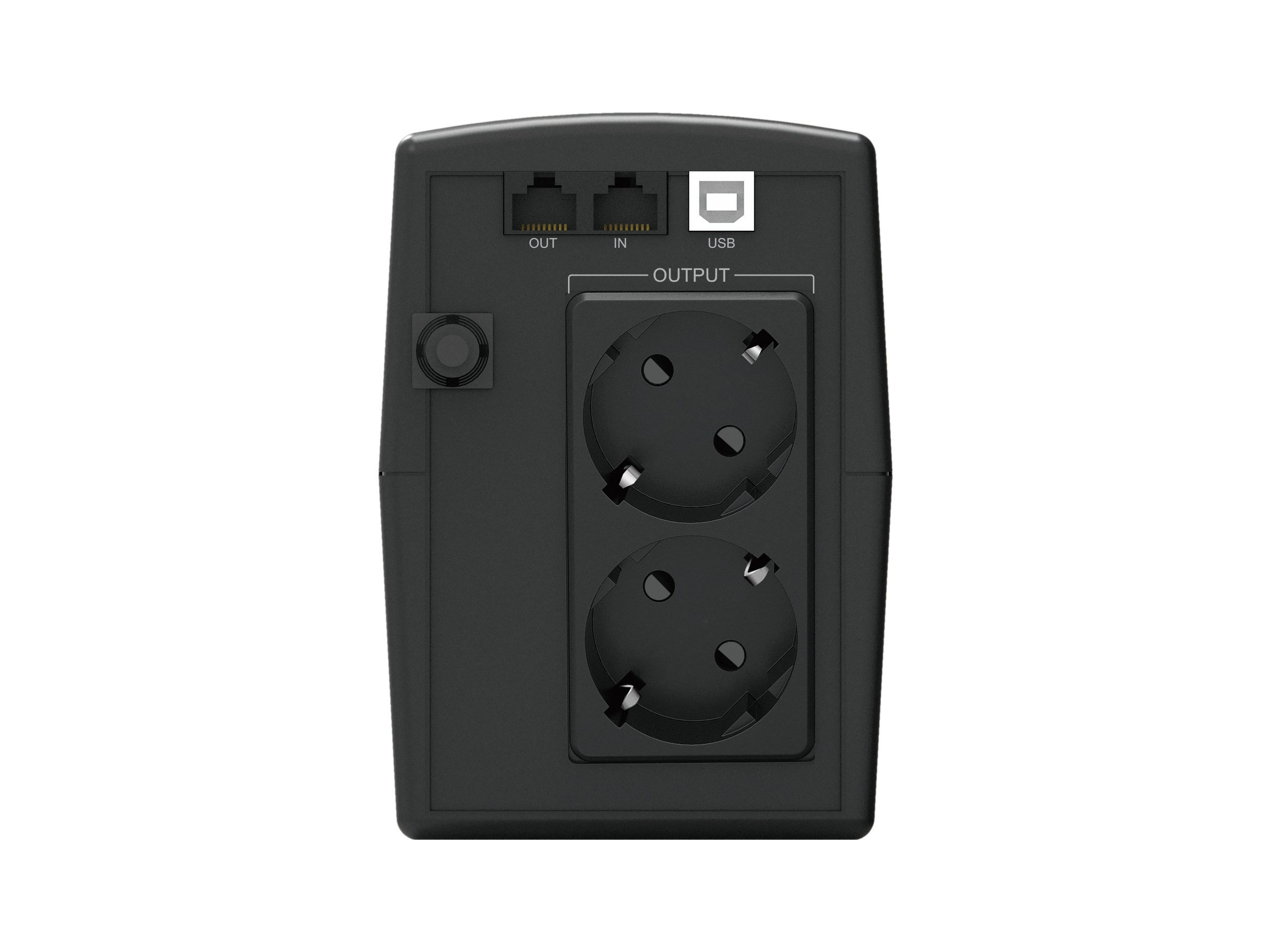SAI 650VA 360W 2 Shucko Proteccion LAN Modem — vista detalle 2