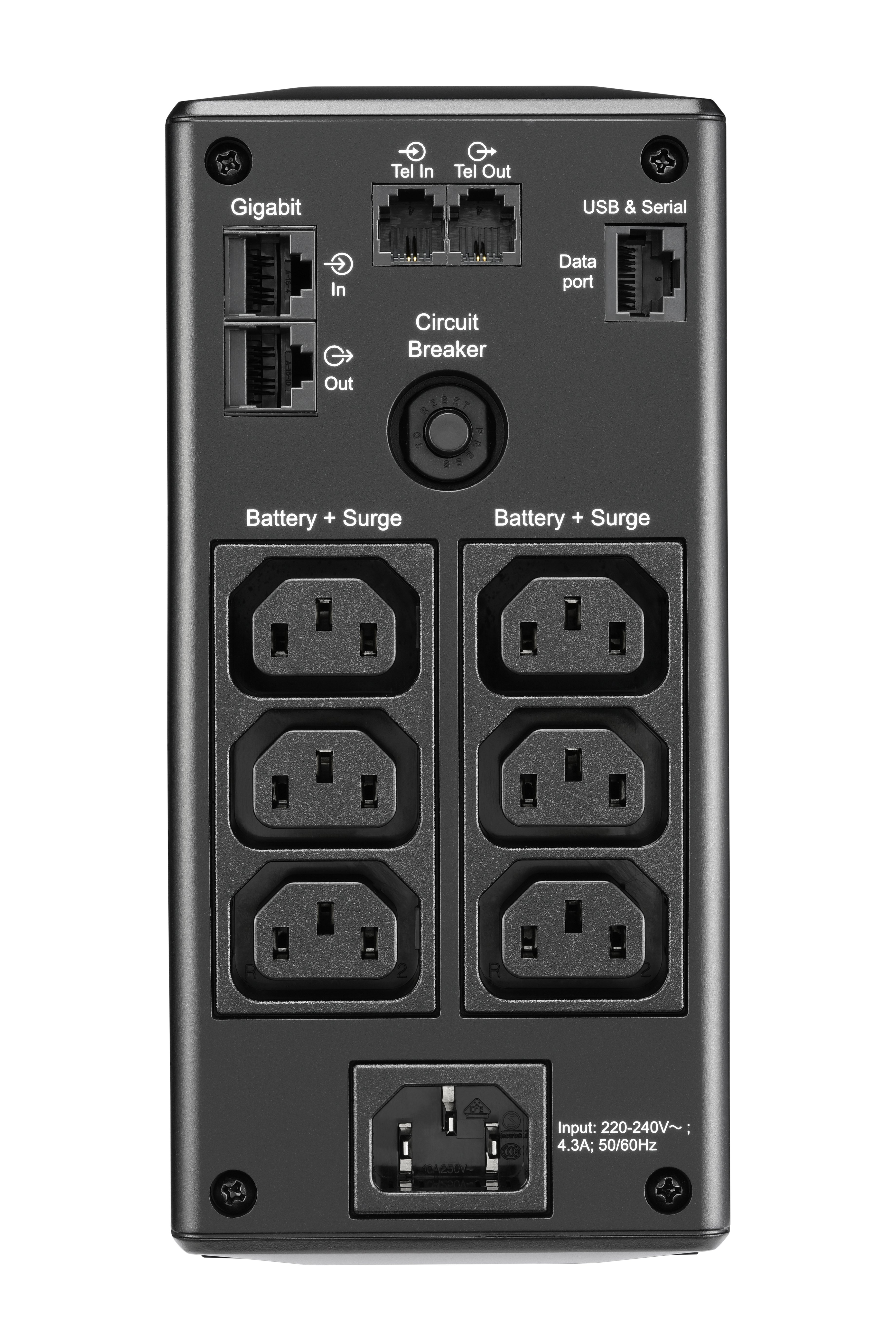 SAI BR900MI BACK UPS Pro BR 900VA 540W 6xIEC AVR Pantalla LCD Formato Torre — vista detalle 1