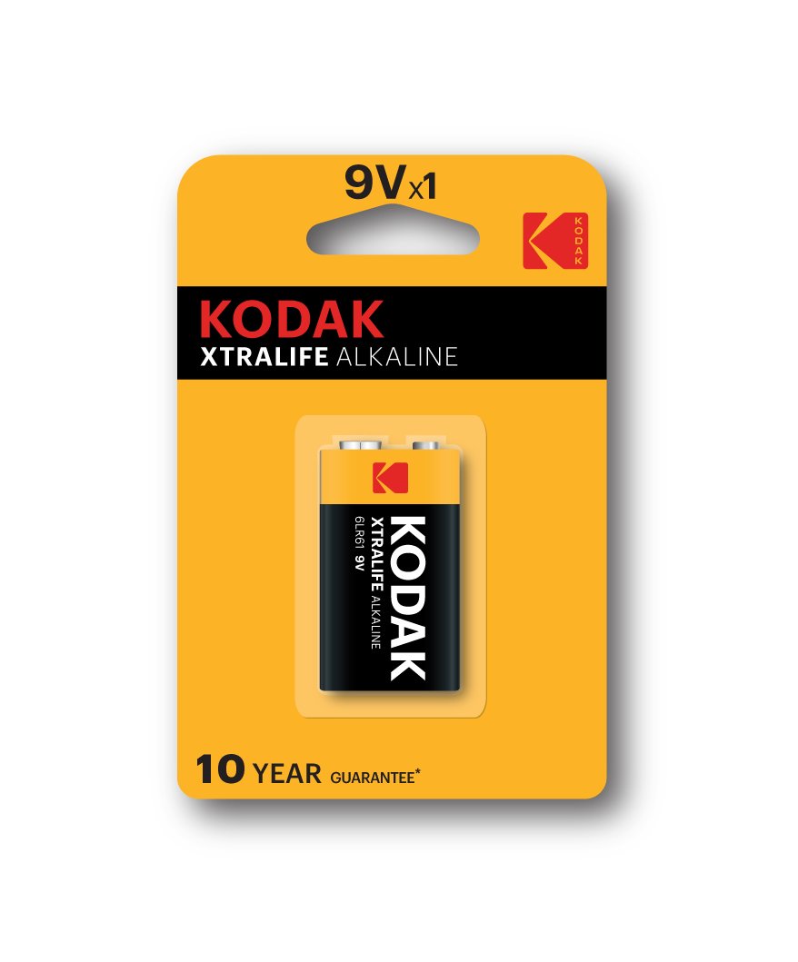 Kodak LR61 Xtralife — Pila alcalina 9V larga duración