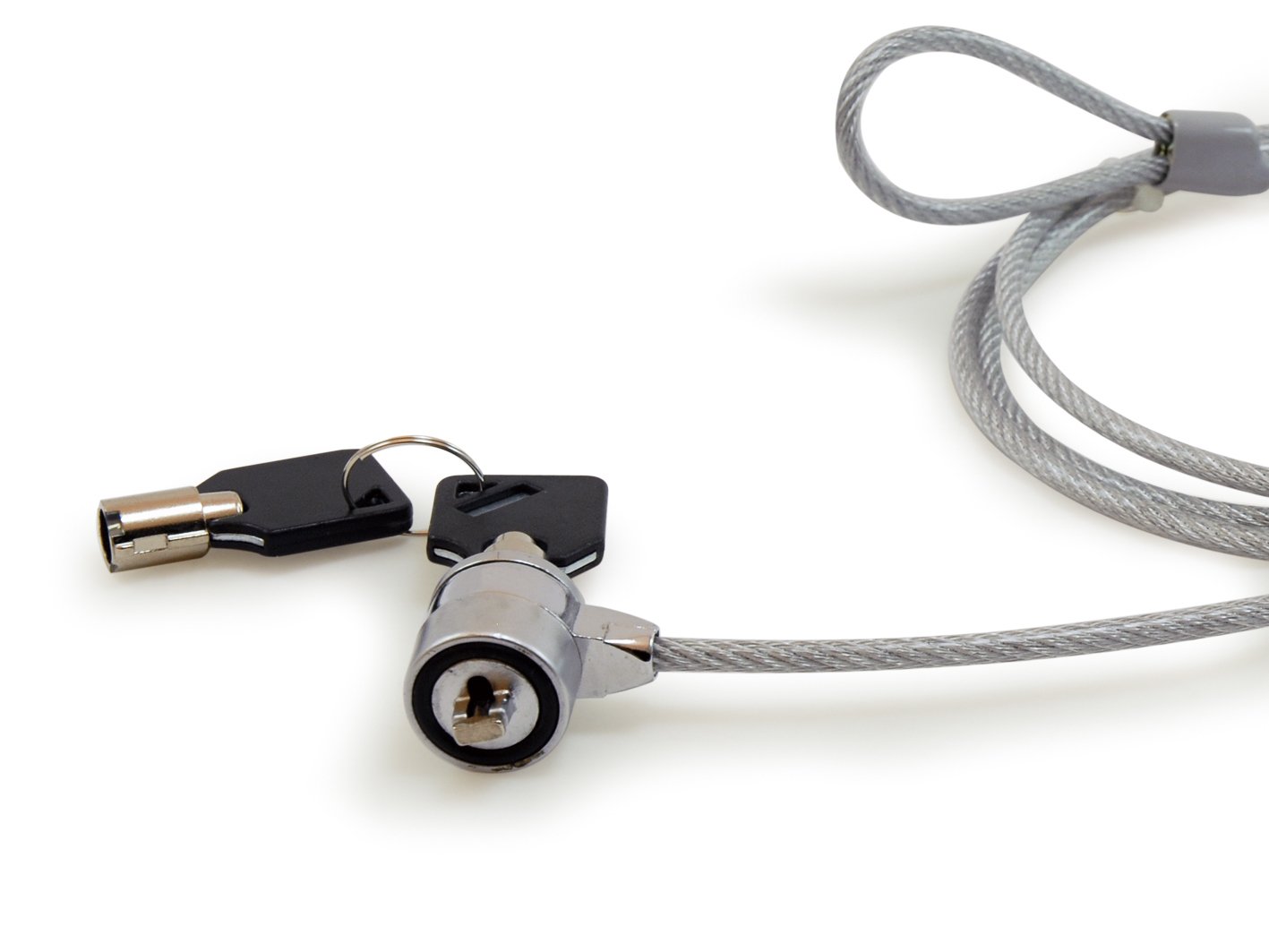 EQUIP — Cable de seguridad portátil con llave, 1.5m — vista detalle 1