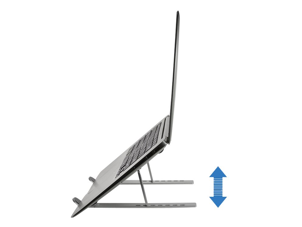 Conceptronic Soporte Aluminio — Plegable para portátil — vista detalle 1