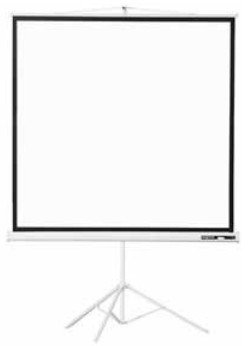 Pantalla con Tripode (100") 180X180 para Proyector