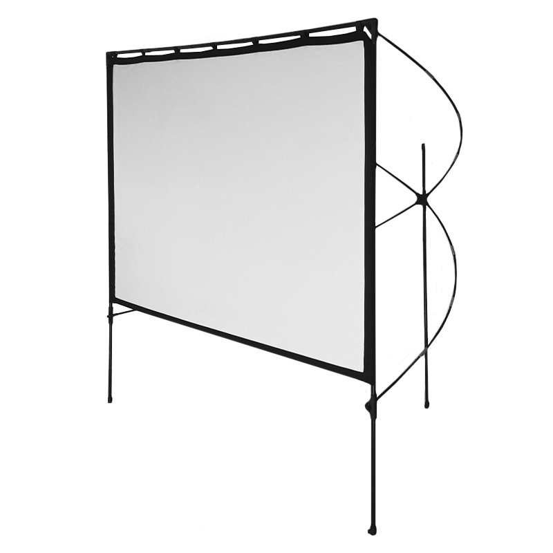 Pantalla Mural Portatil 77" 183x102 Cm Marco Plegable Proyeccion de Doble CARA Bolsa de Transporte 2