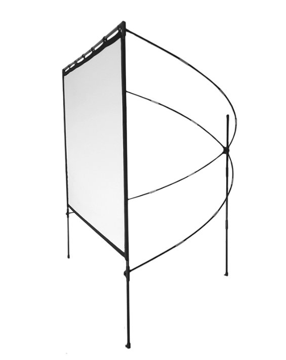 Pantalla Mural Portatil 77" 183x102 Cm Marco Plegable Proyeccion de Doble CARA Bolsa de Transporte 3