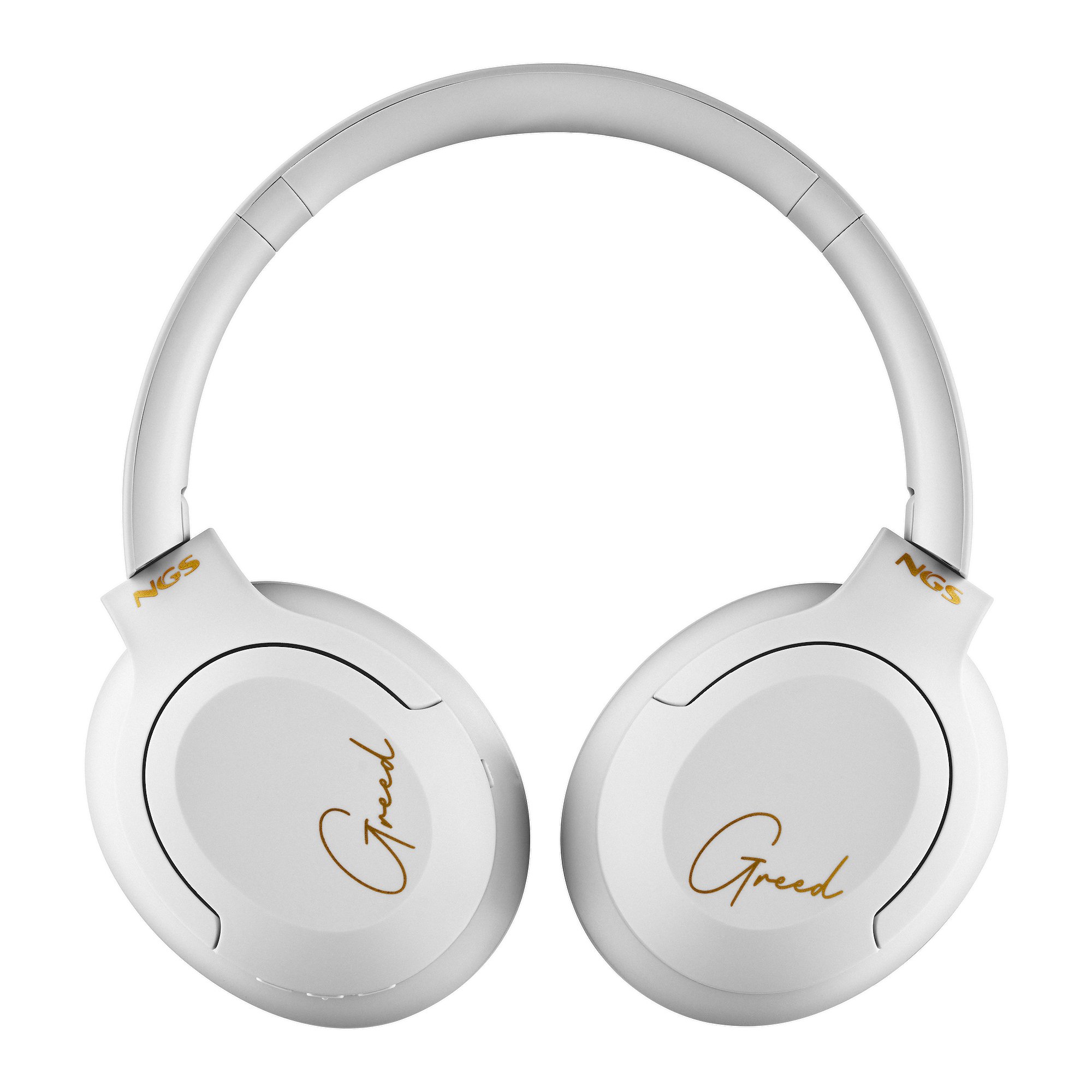 Headset Bluetooth Artica Greed Blanco con Microfono Bateria 300 Mah 40h Carga USB-C* — vista detalle 2