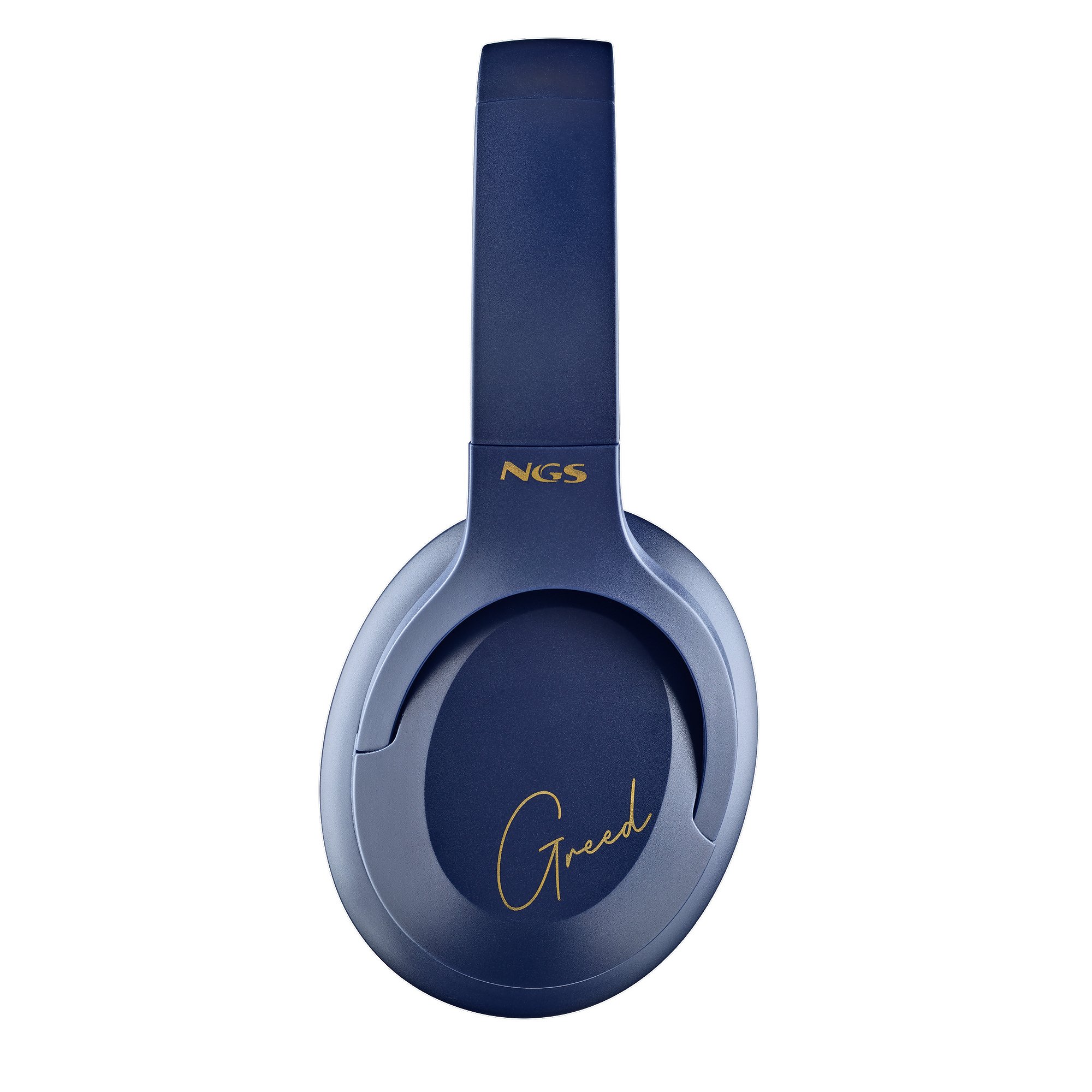 Headset Bluetooth Artica Greed Azul con Microfono Bateria 300 Mah 40h Carga USB-C — vista detalle 1