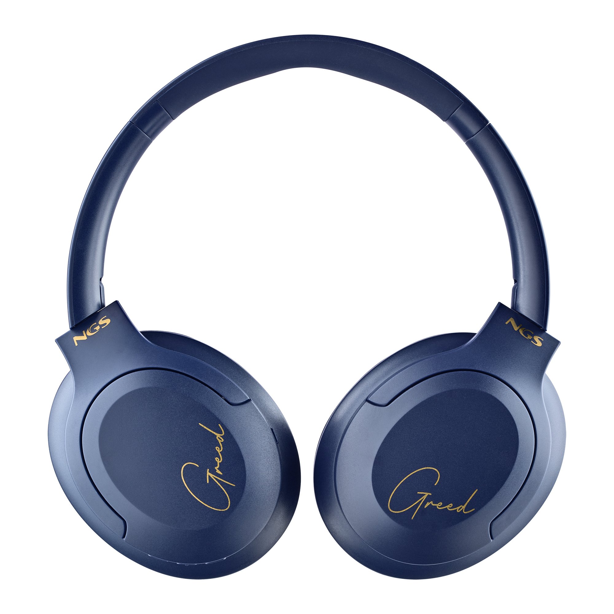 Headset Bluetooth Artica Greed Azul con Microfono Bateria 300 Mah 40h Carga USB-C — vista detalle 2