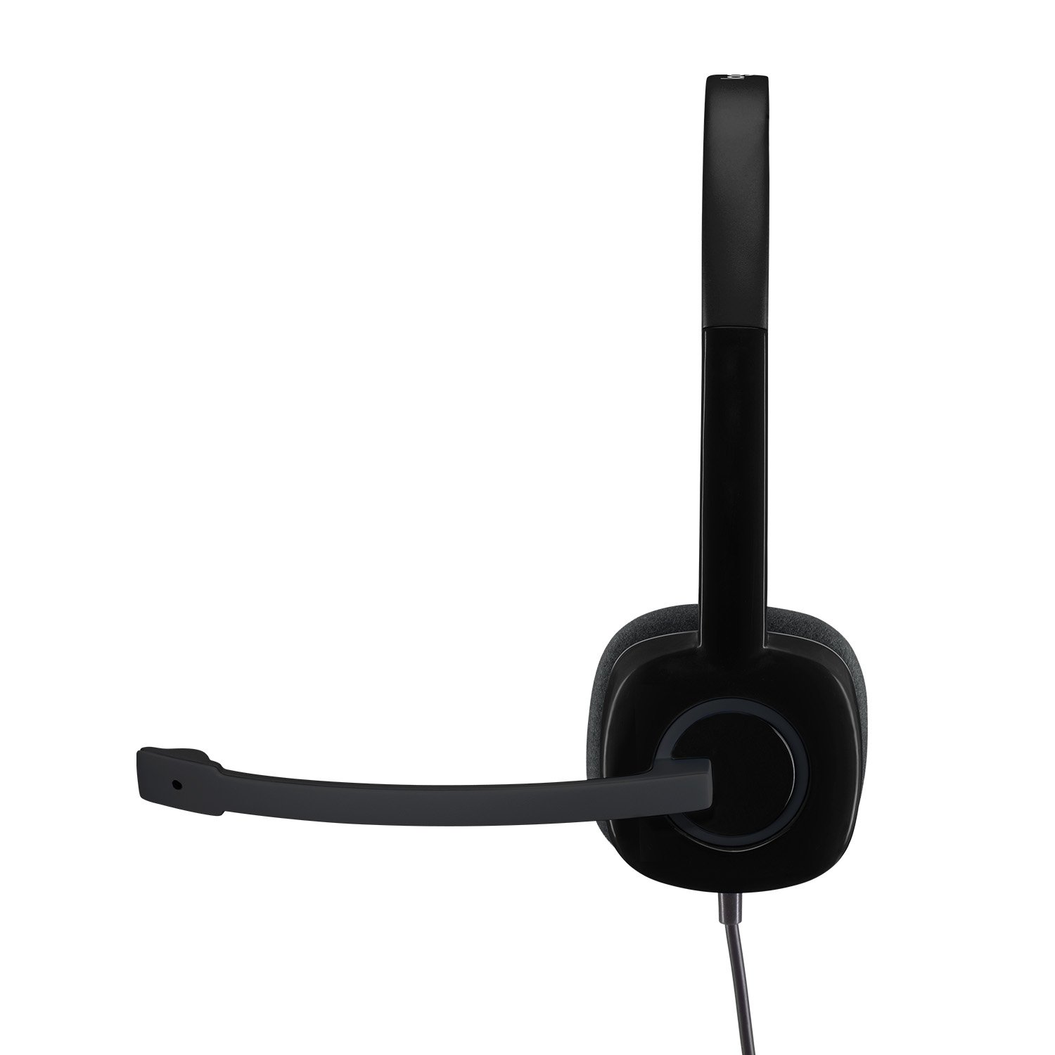 Logitech H151 — Headset estéreo con micrófono y control de volumen — vista detalle 1