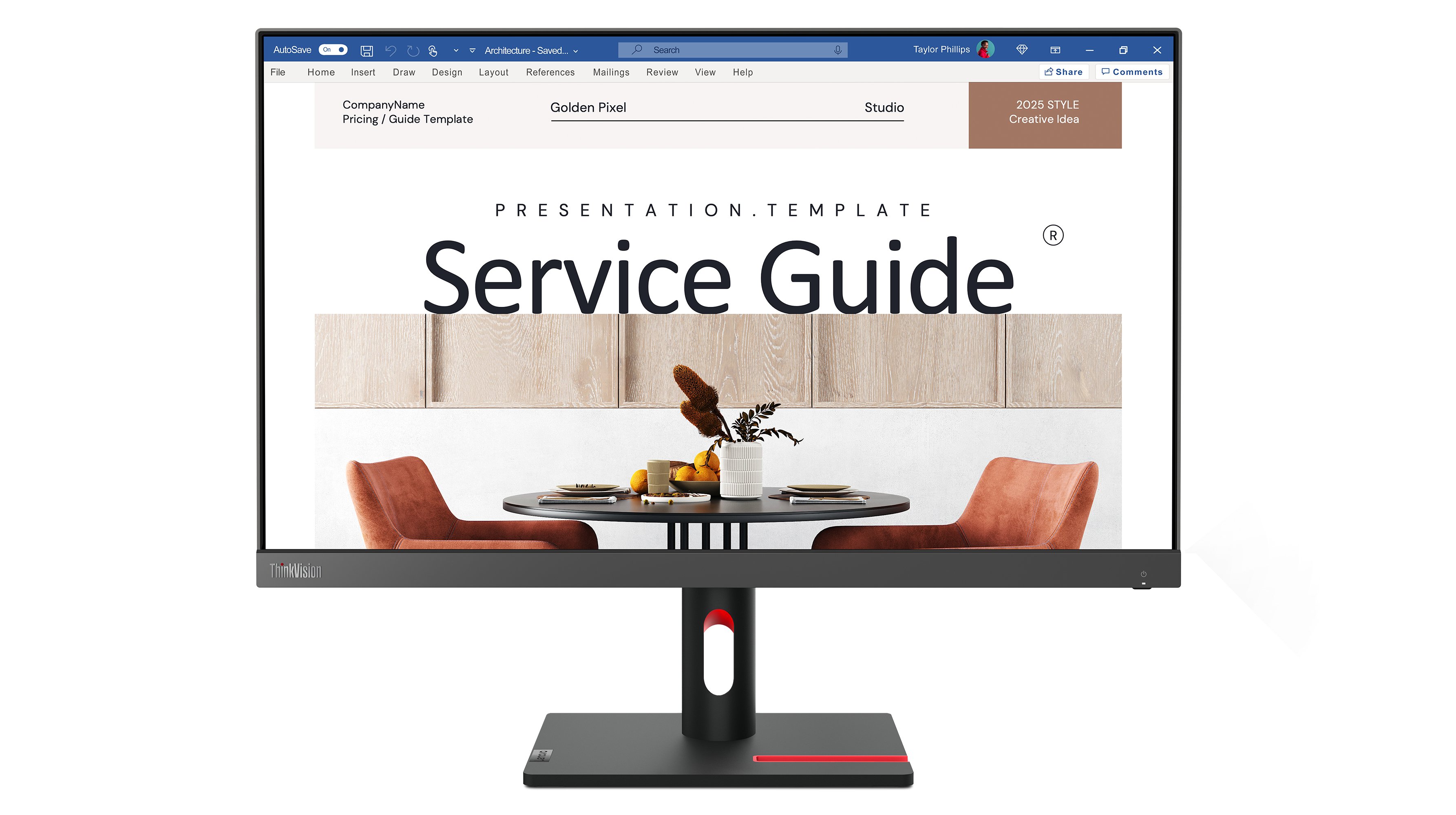 LENOVO ThinkVision S24i-30 — Monitor 24" Full HD con respuesta 4ms