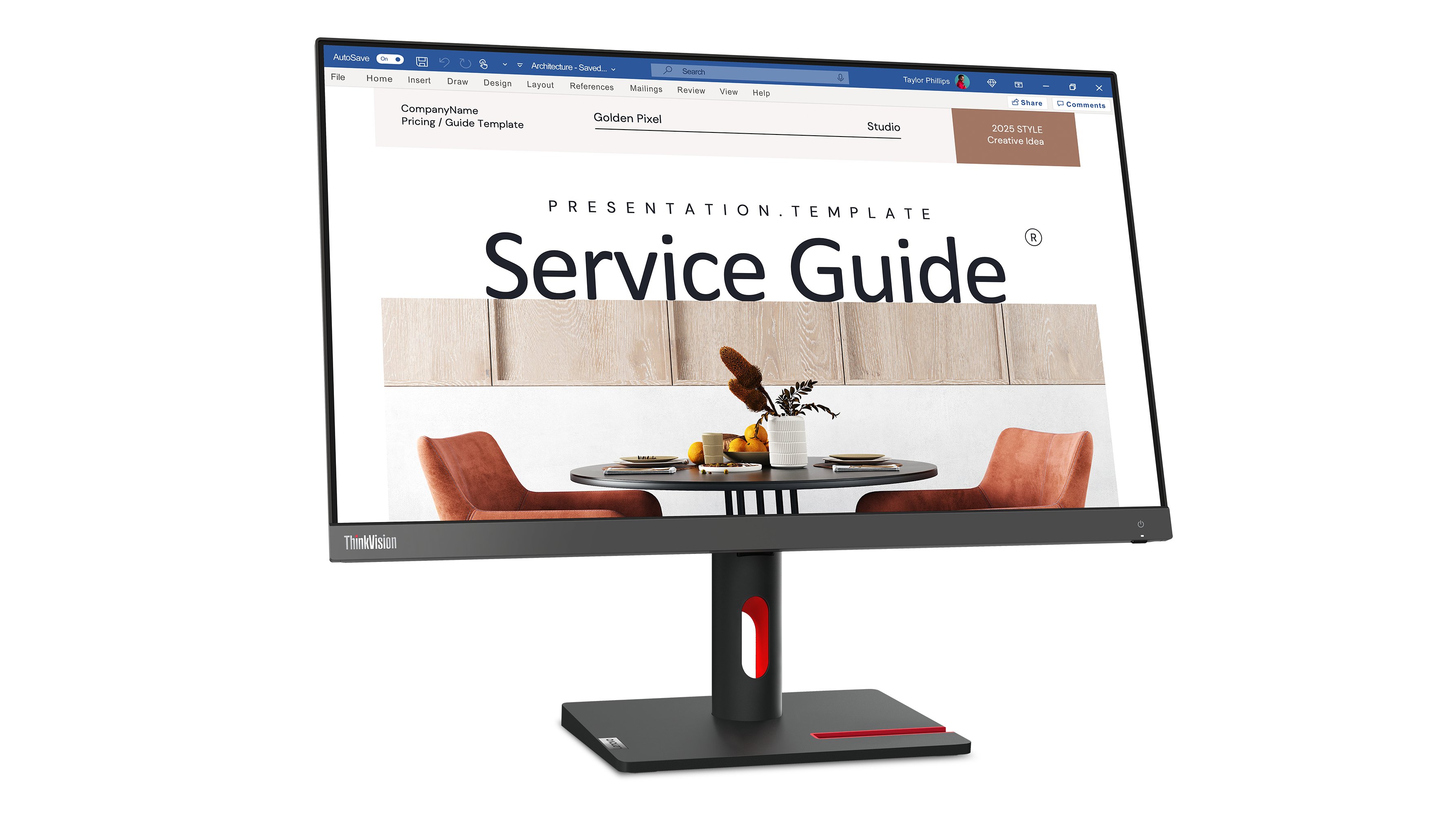 LENOVO ThinkVision S24i-30 — Monitor 24" Full HD con respuesta 4ms 3