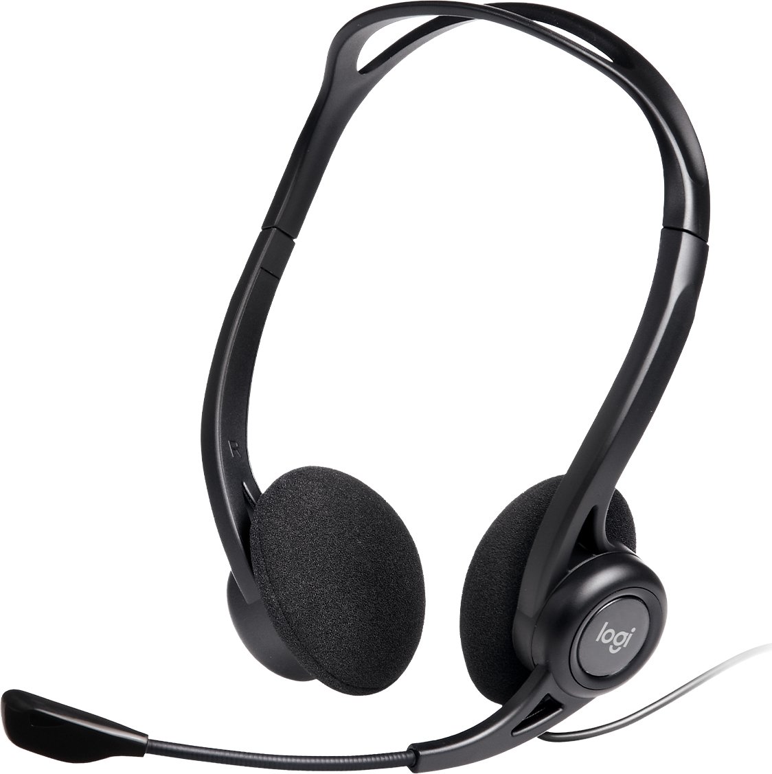 Logitech PC960M — Headset estéreo con micrófono y supresión de ruido USB