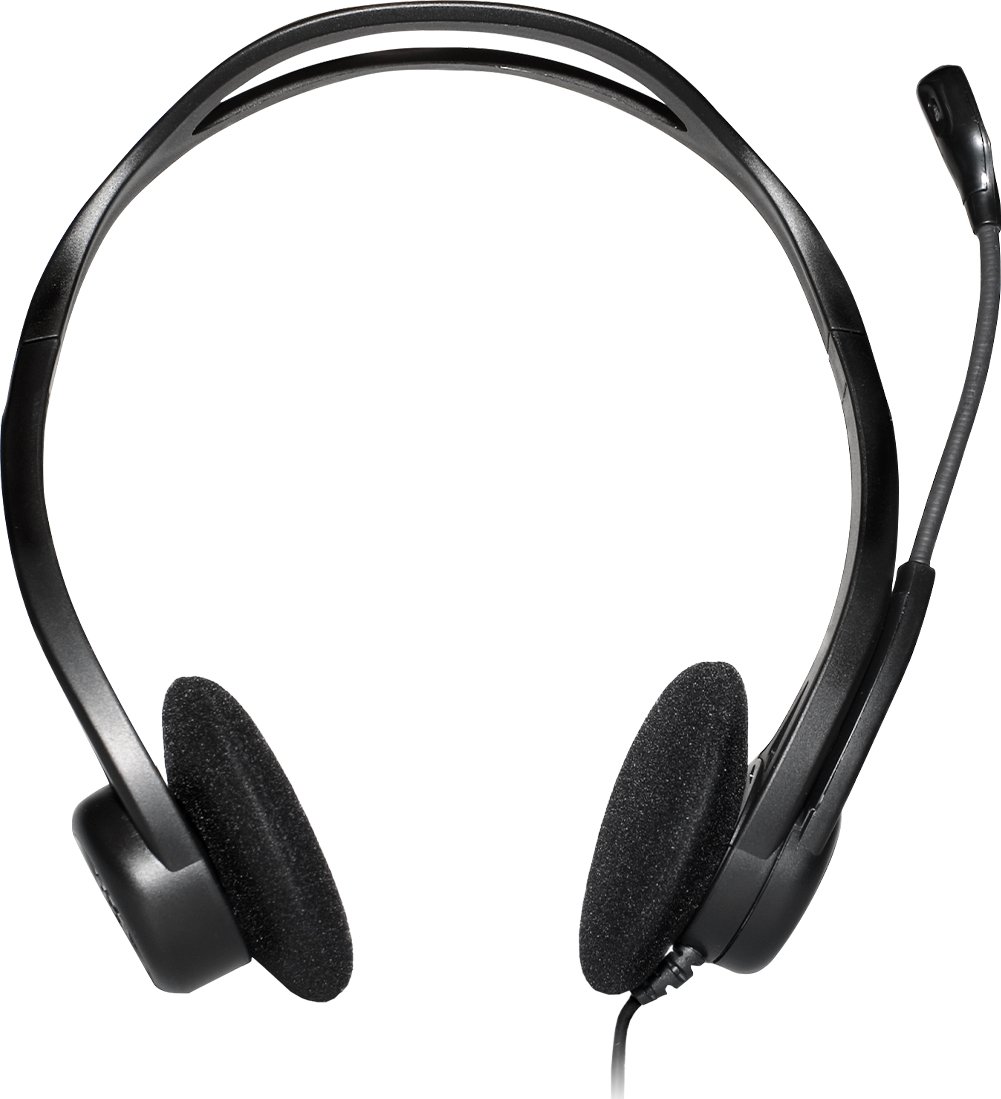 Logitech PC960M — Headset estéreo con micrófono y supresión de ruido USB 2